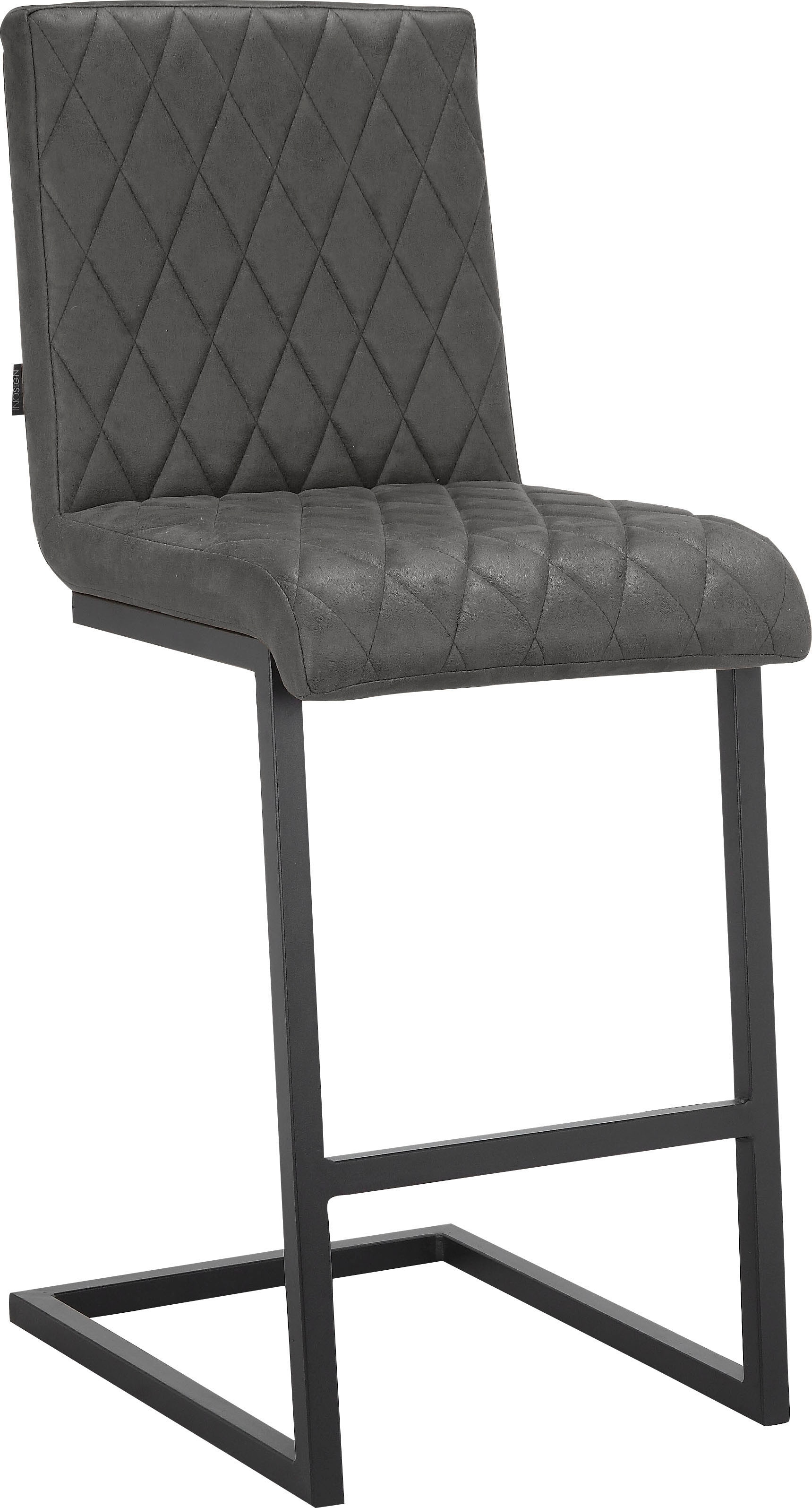 OTTO home Bistrostuhl "Janelle" () 2 Stk.Sitz und Rücken gepolstert, Nähte am Sitz und Rücken, Sitzhöhe 65 cm