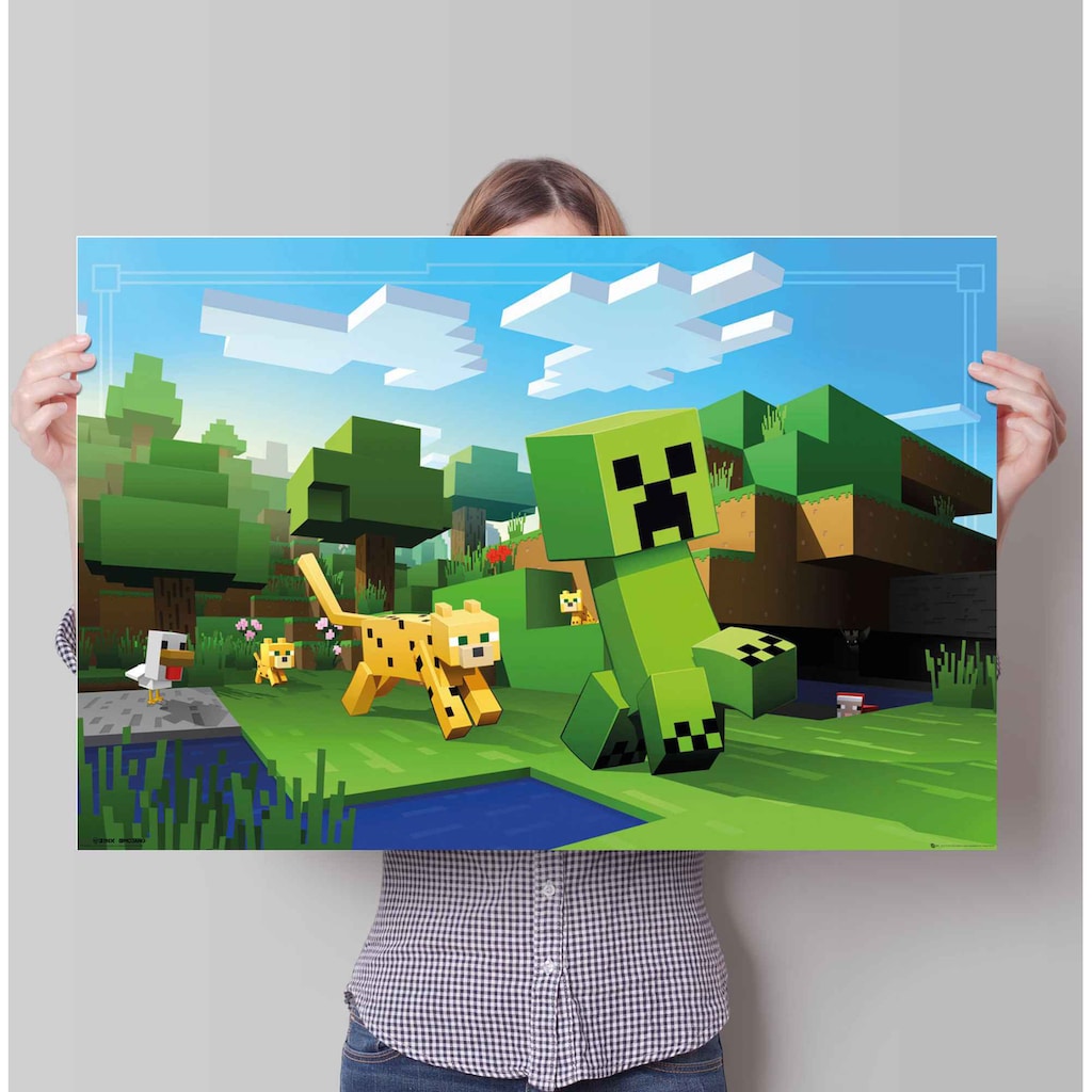 Reinders! Poster »Poster Minecraft«, Spiele, (1 St.)