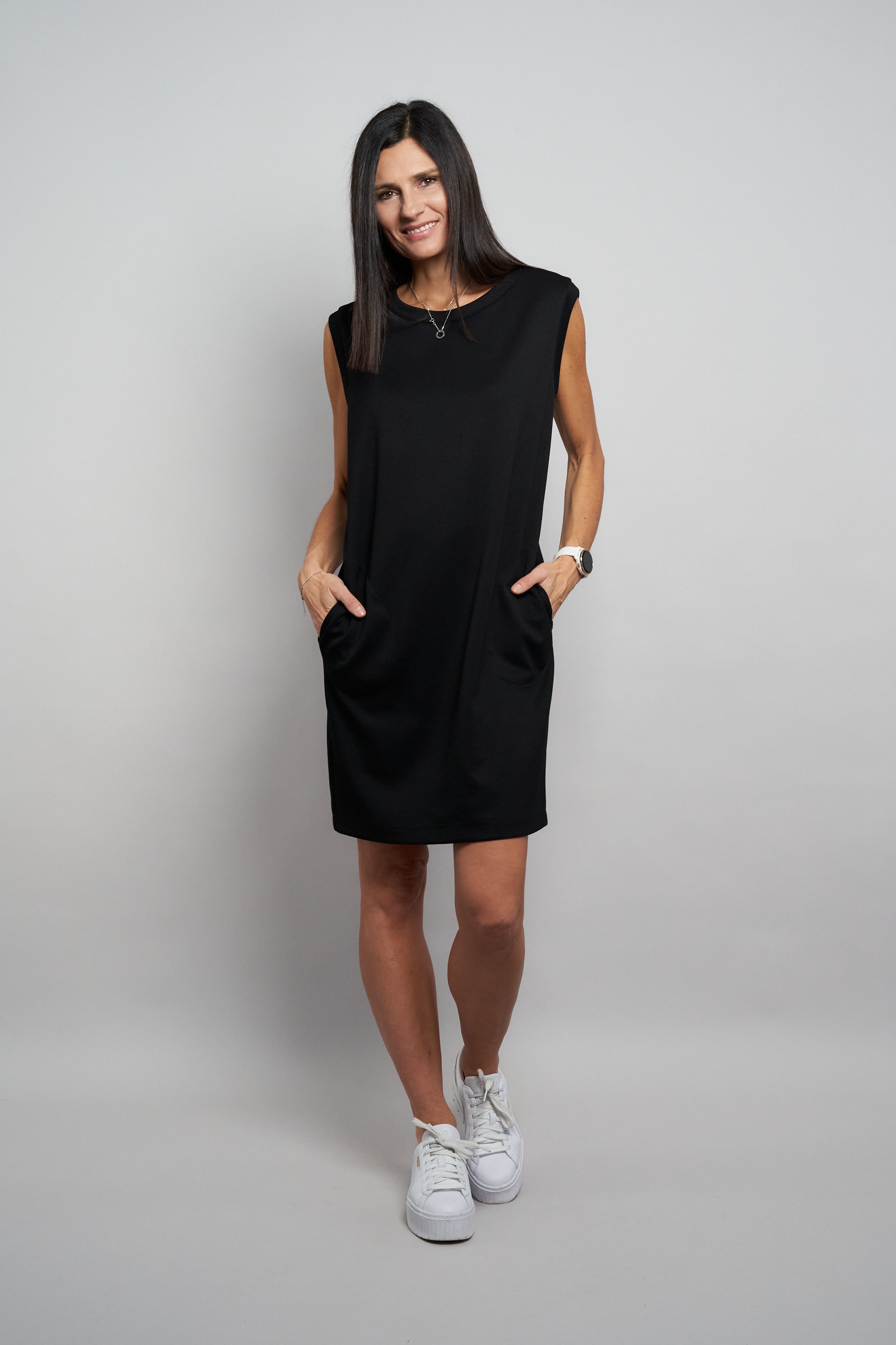 Seidel Moden Shirtkleid »Otto exclusiv« Eingrifftaschen ohne Ärmel - MADE IN GERMANY