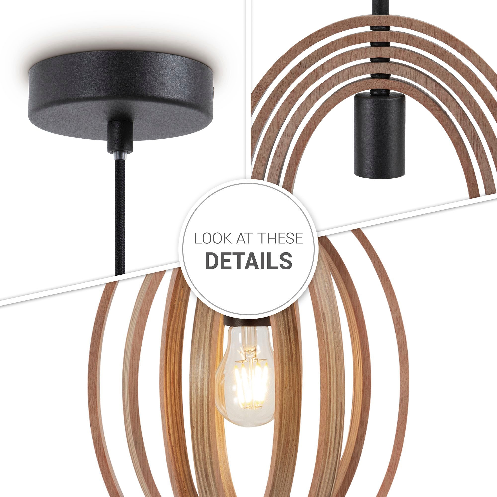 Paco Home Pendelleuchte »BARRY M« E27