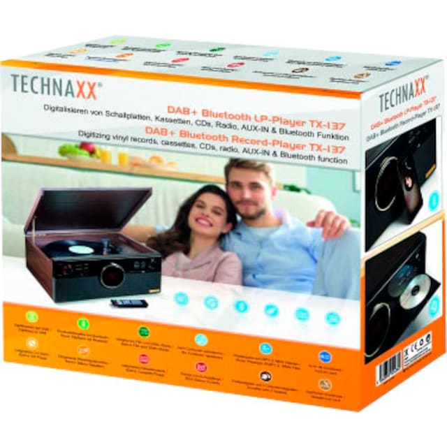 Technaxx Multifunktionsspieler »DAB+ Bluetooth LP-Player TX-137« bestellen  | UNIVERSAL