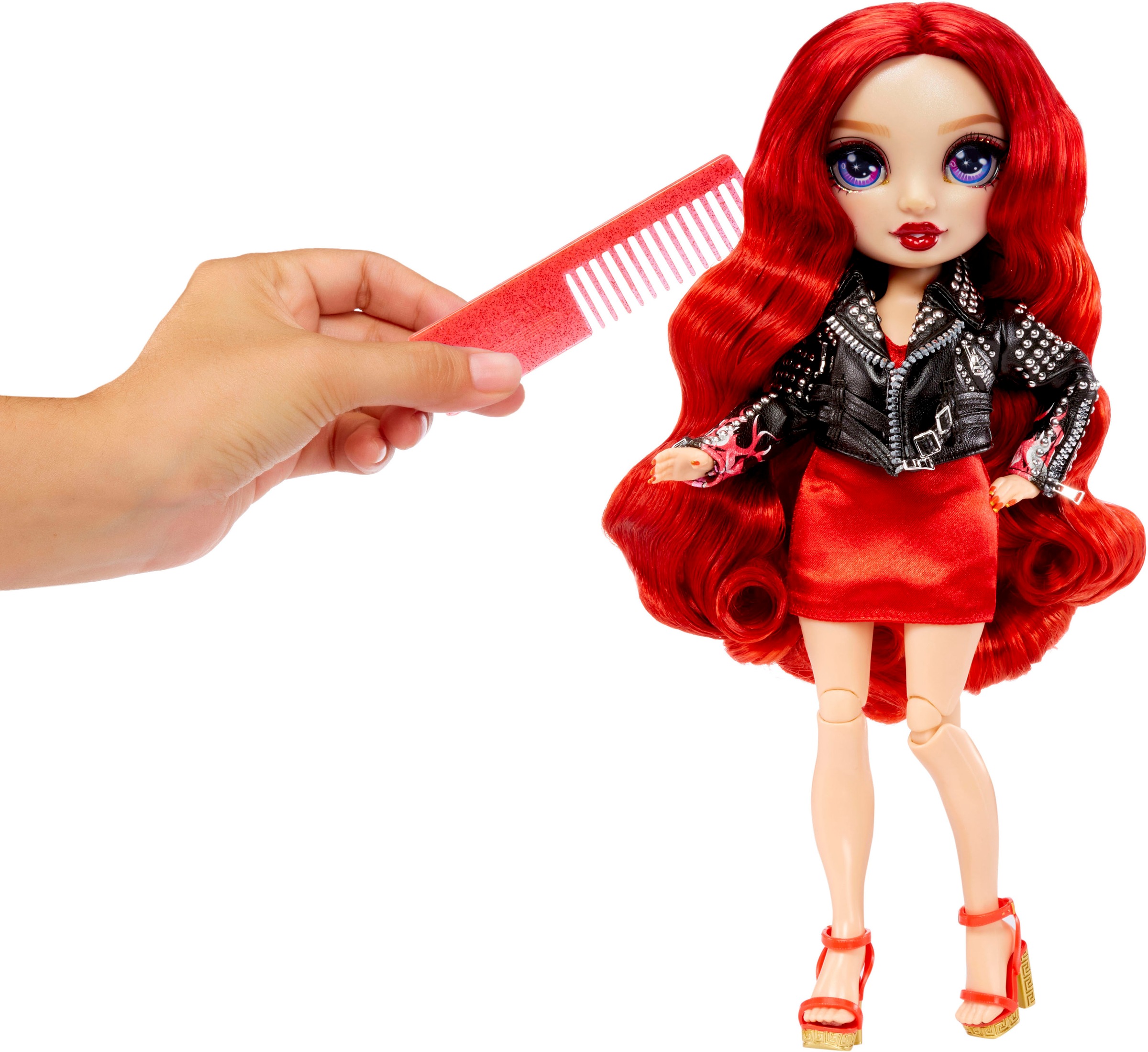 RAINBOW HIGH Anziehpuppe »Rainbow High Fantastic Fashion - Ruby (red)«, inklusive 2. Outfit