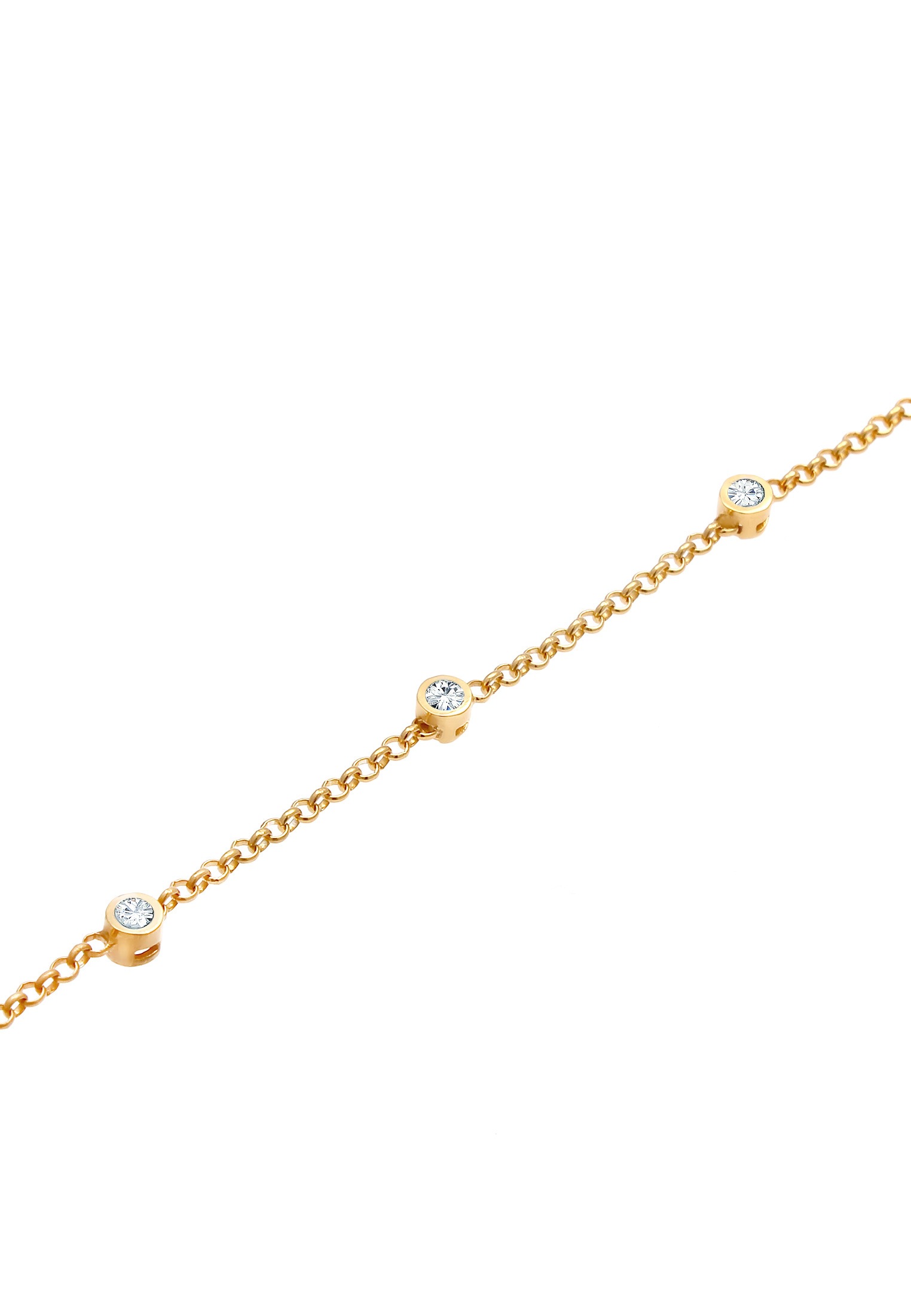 Elli Armkette »Armband Kristalle Klassik 925 Silber«