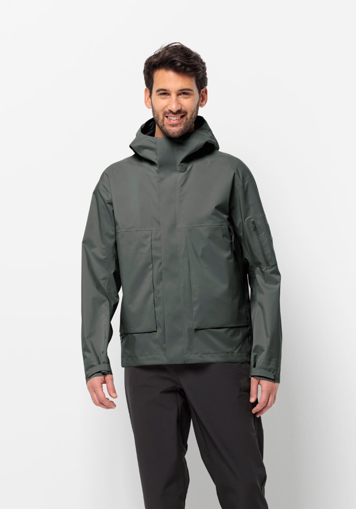 Regenjacke »WANDERMOOD 3L JKT M«, mit Kapuze