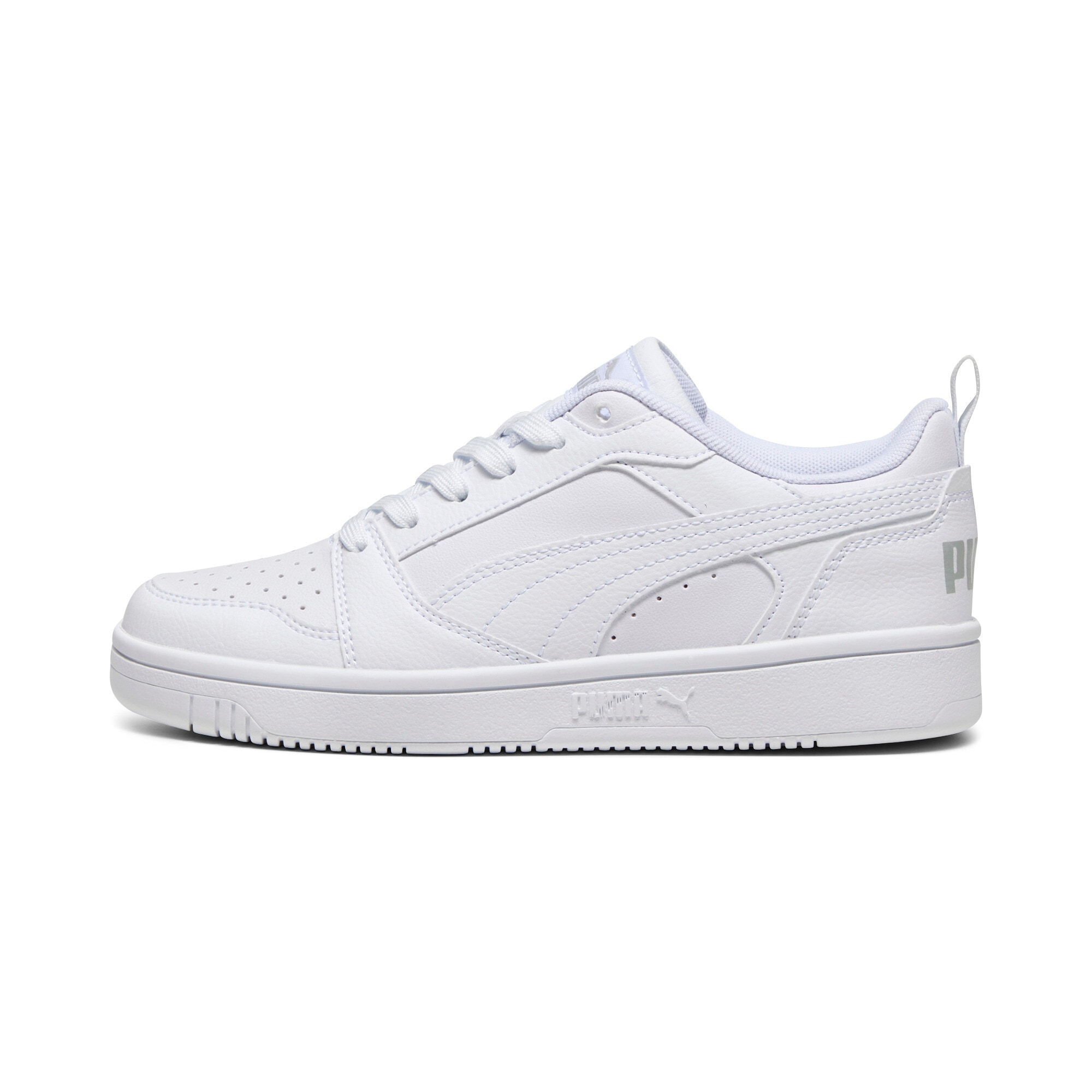 PUMA Sneaker »REBOUND V6 LO JR«  mit Schnürverschluss, dämpfendes Fußbett, aus Synthetik
