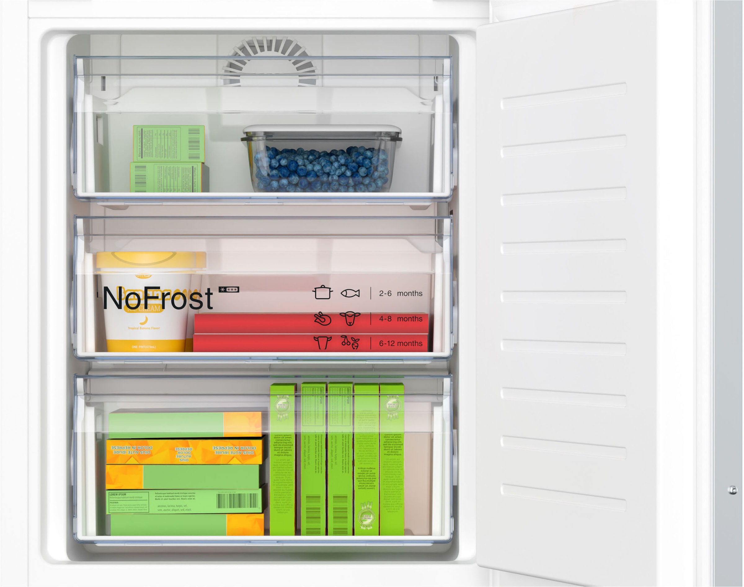 NEFF Einbaukühlgefrierkombination N 70 »KI7863DD0«, No Frost: nie wieder Abtauen