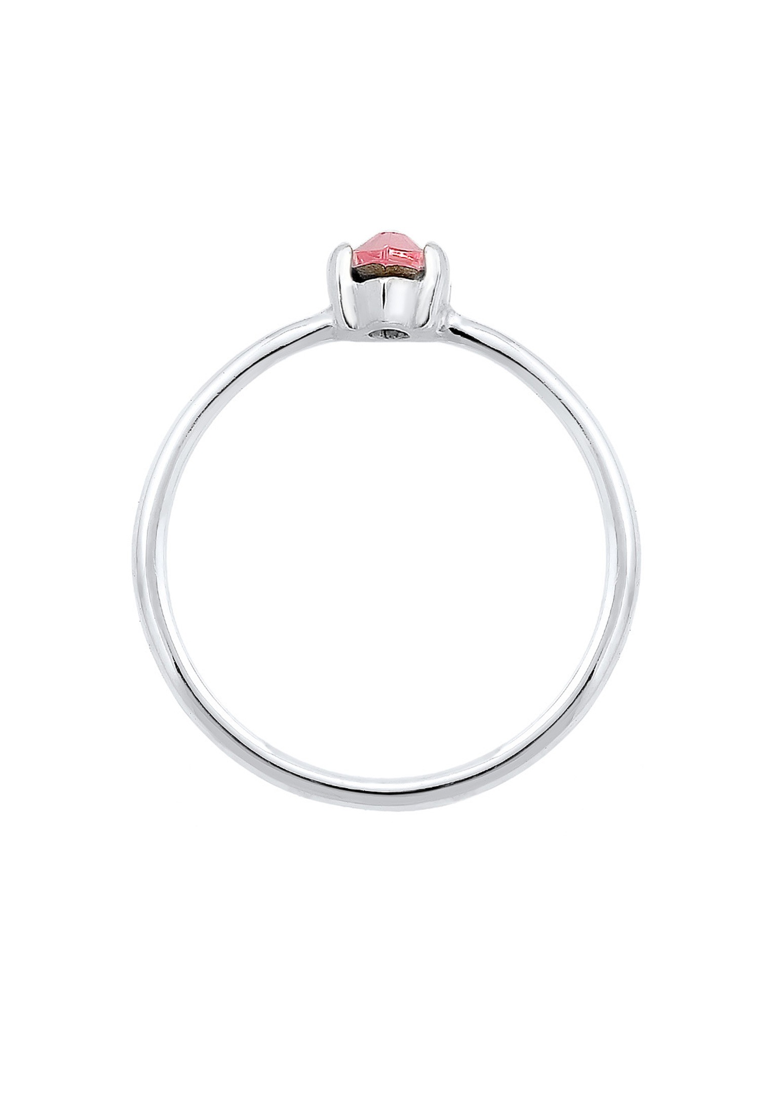 Elli Verlobungsring »Ring Verlobung Marquise Zirkonia Stein 925 Silber«