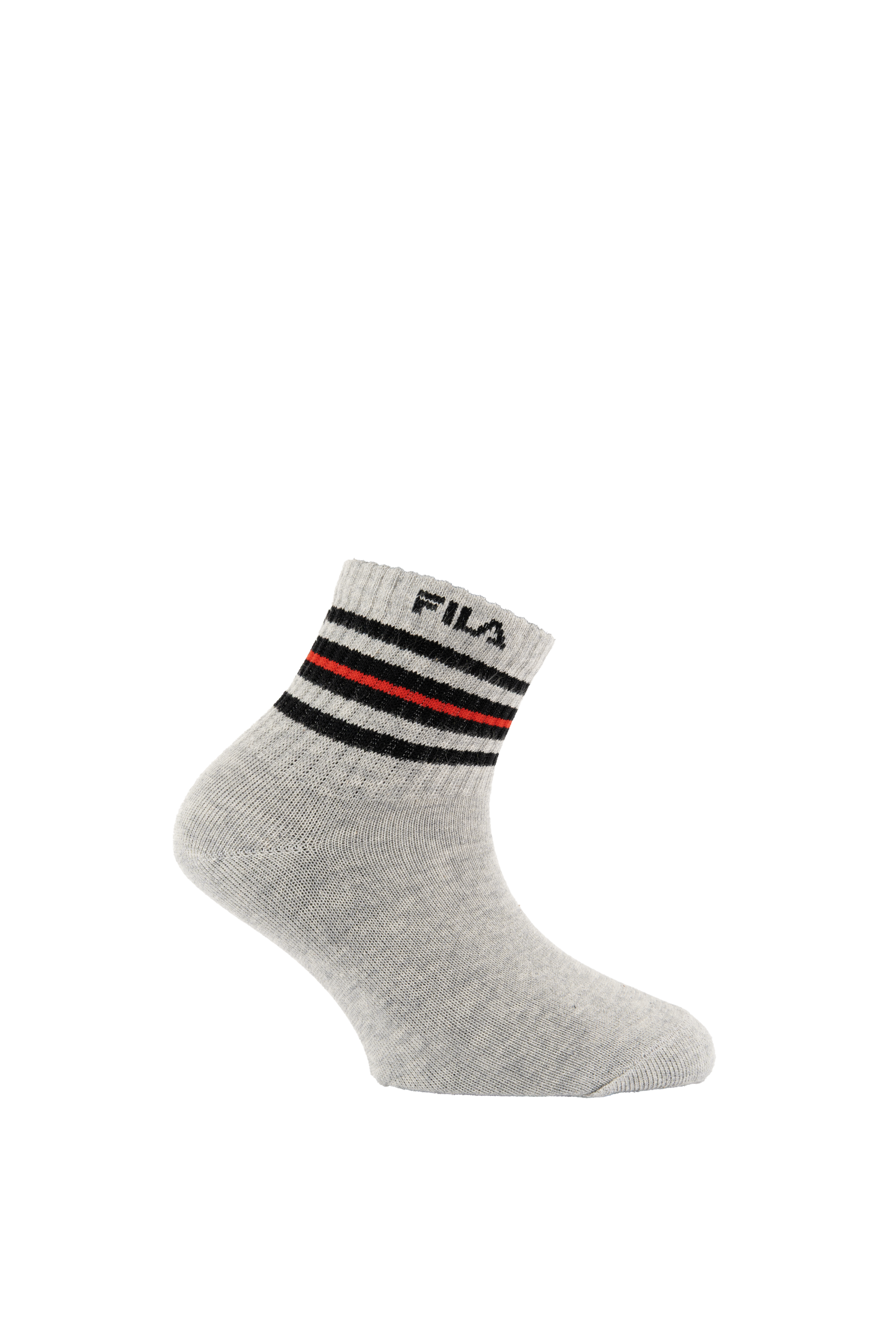 Fila Kurzsocken 6 Paar,  Cotton-Mix, mit Rippenbündchen