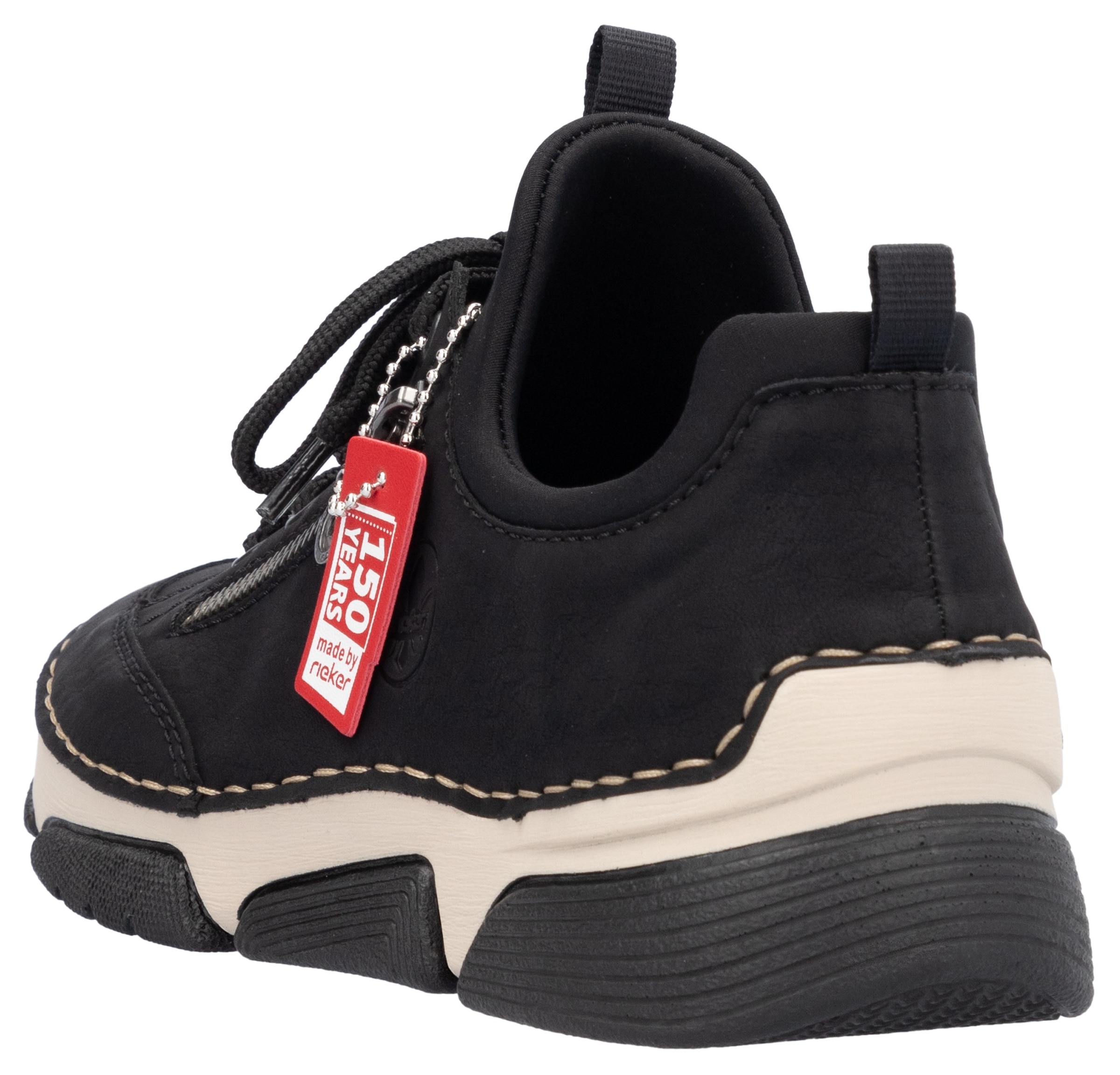 Rieker Slip-On Sneaker, Schlupfschuh, Halbschuh, Freizeitschuh mit weicher Innensohle