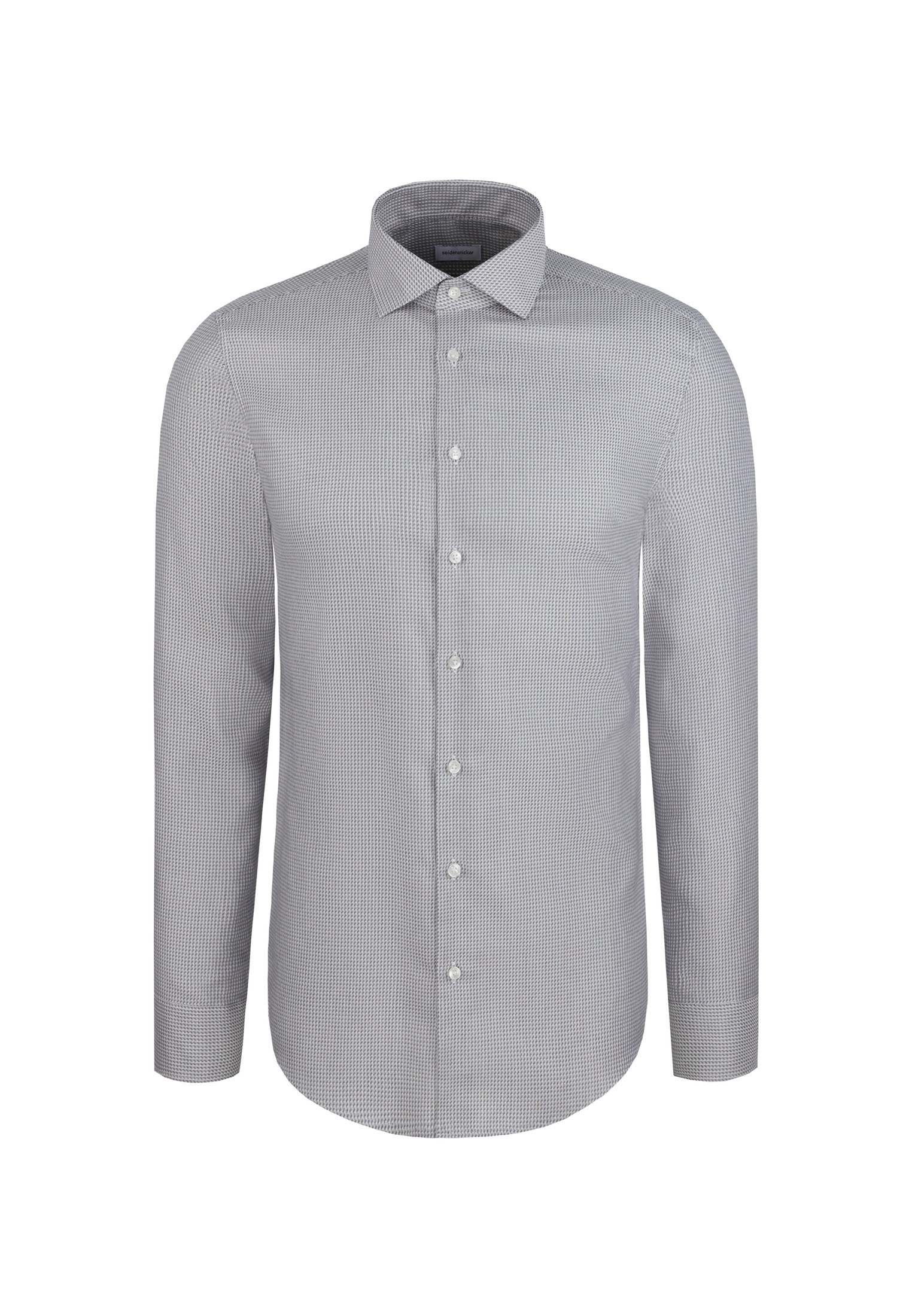 seidensticker Businesshemd »Schwarze Rose« Shaped 1/1 Kentkragen Struktur