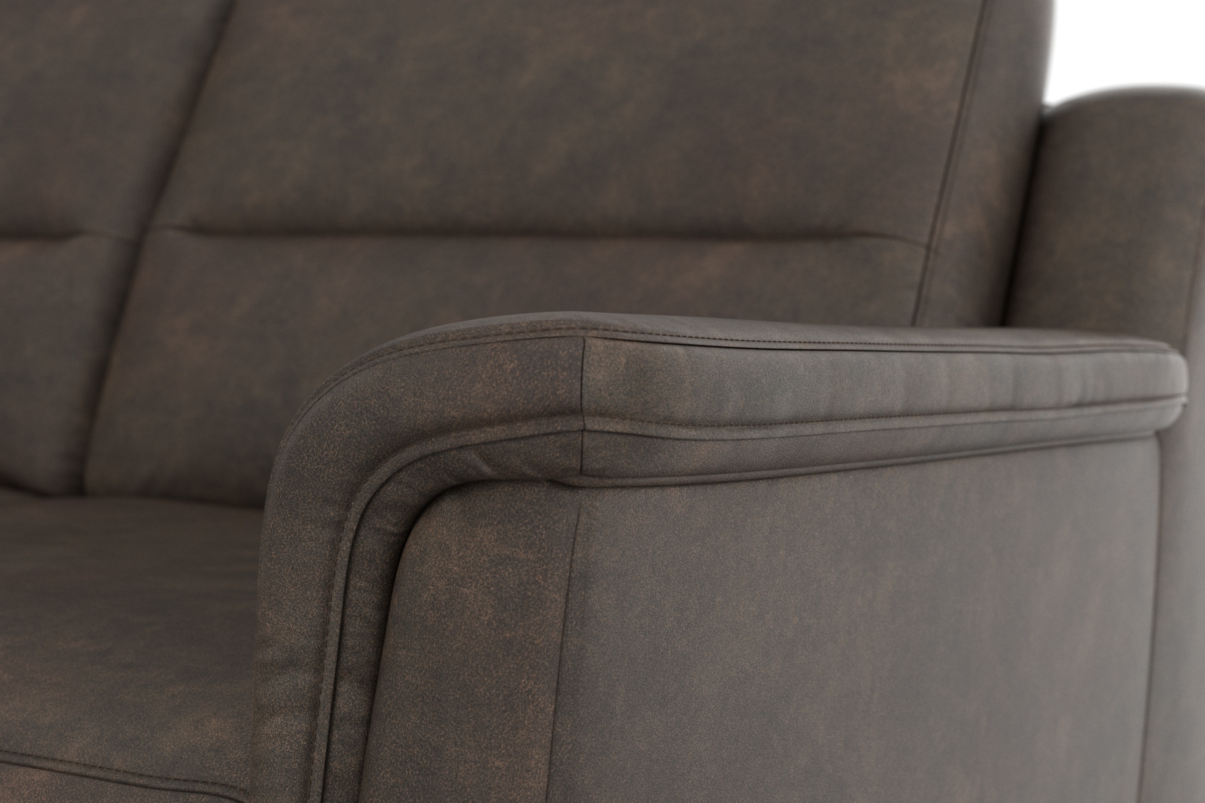 sit&more Ecksofa »Farö L-Form«, inklusive Federkern, wahlweise mit Bettfunktion und Bettkasten