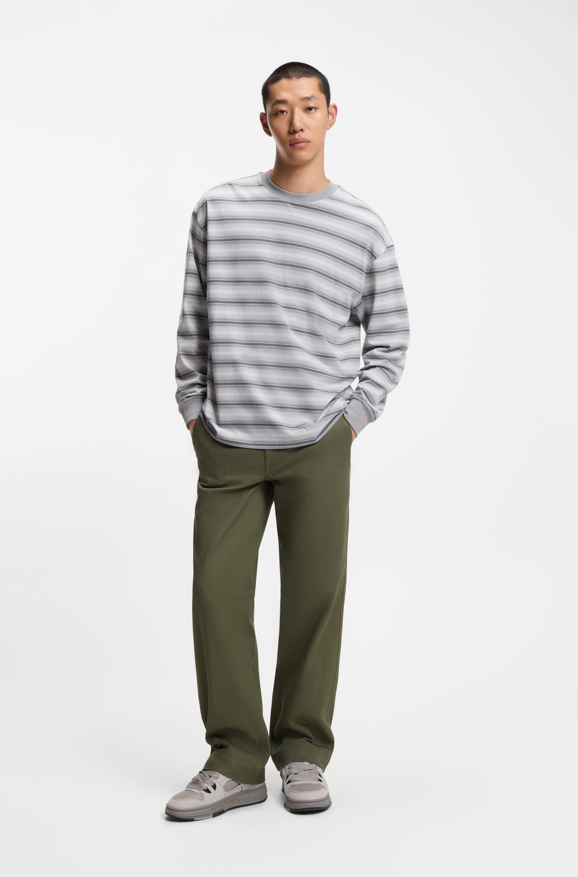 HUGO Chinohose »Zarik«  regular fit mit schmalem Bein