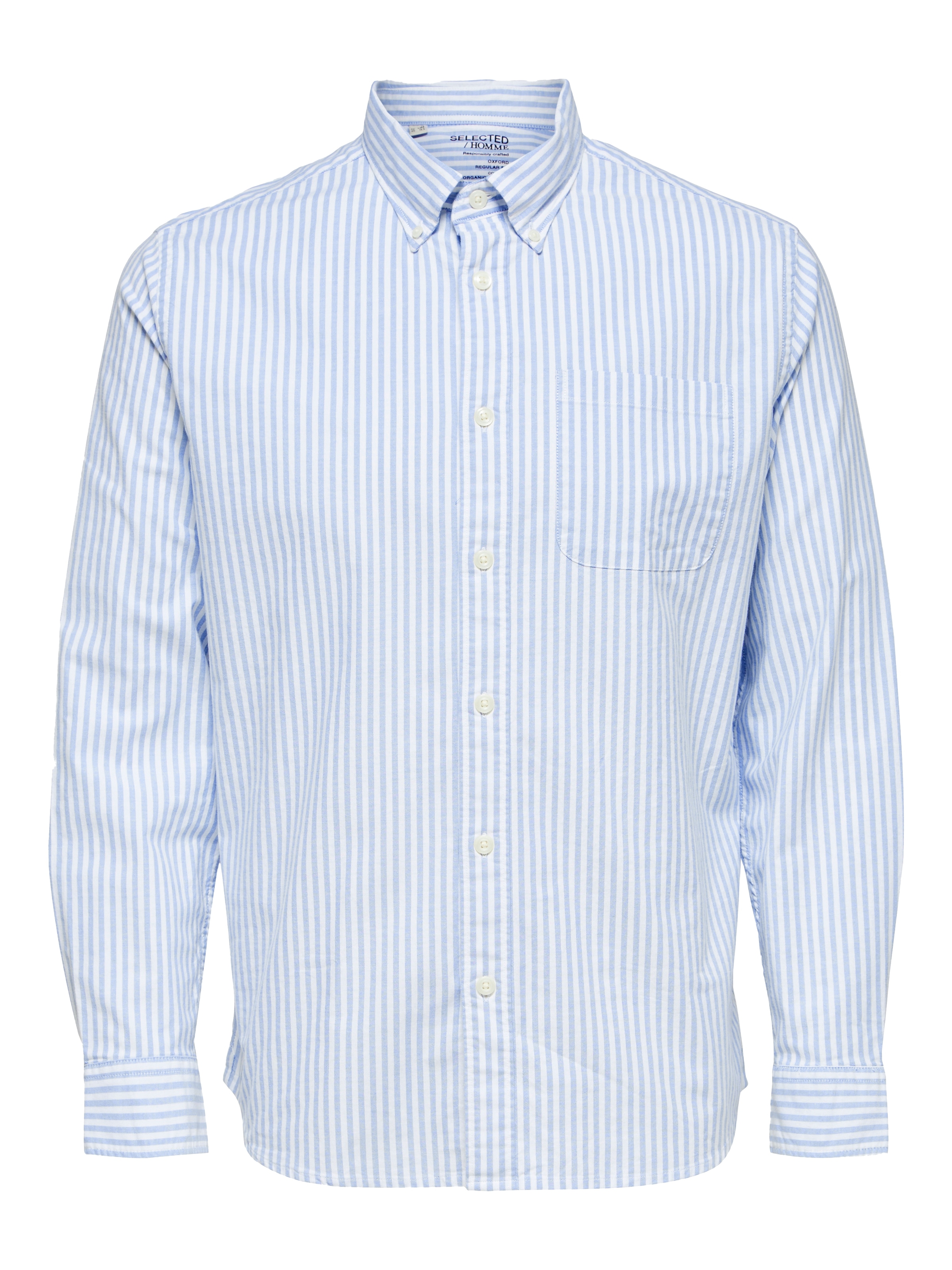 SELECTED Langarmhemd »SLHREGRICK-OX SHIRT LS NOOS« Baumwolle, regular fit