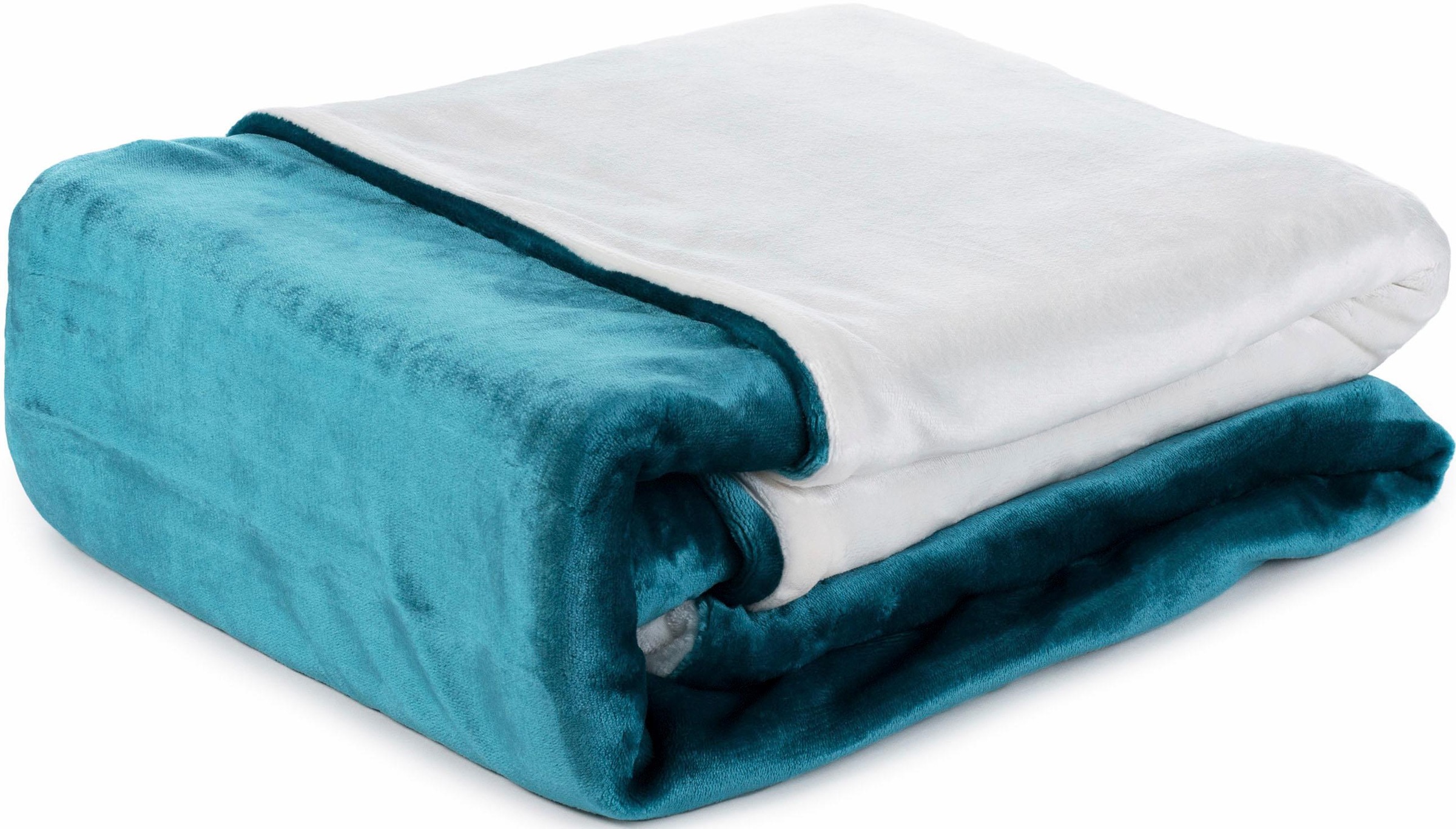 Gözze Wendebettwäsche »Superflausch in Gr. 135x200 oder 155x220 cm«, Fleece kuschelig warm im Winter, Bettwäsche mit Wendeoptik