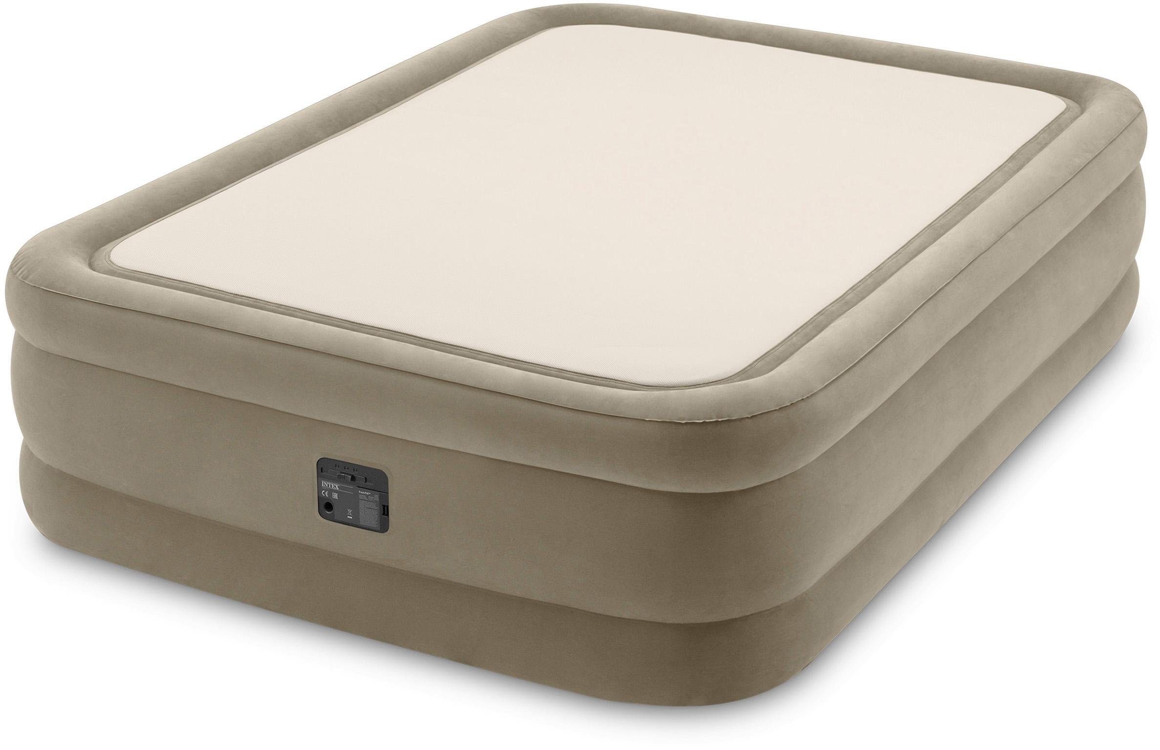 Intex Luftbett »DURA-BEAM® ThermaLuxÃ¢ Airbed, QUEEN«, (Set, 2 tlg., mit Transporttasche)