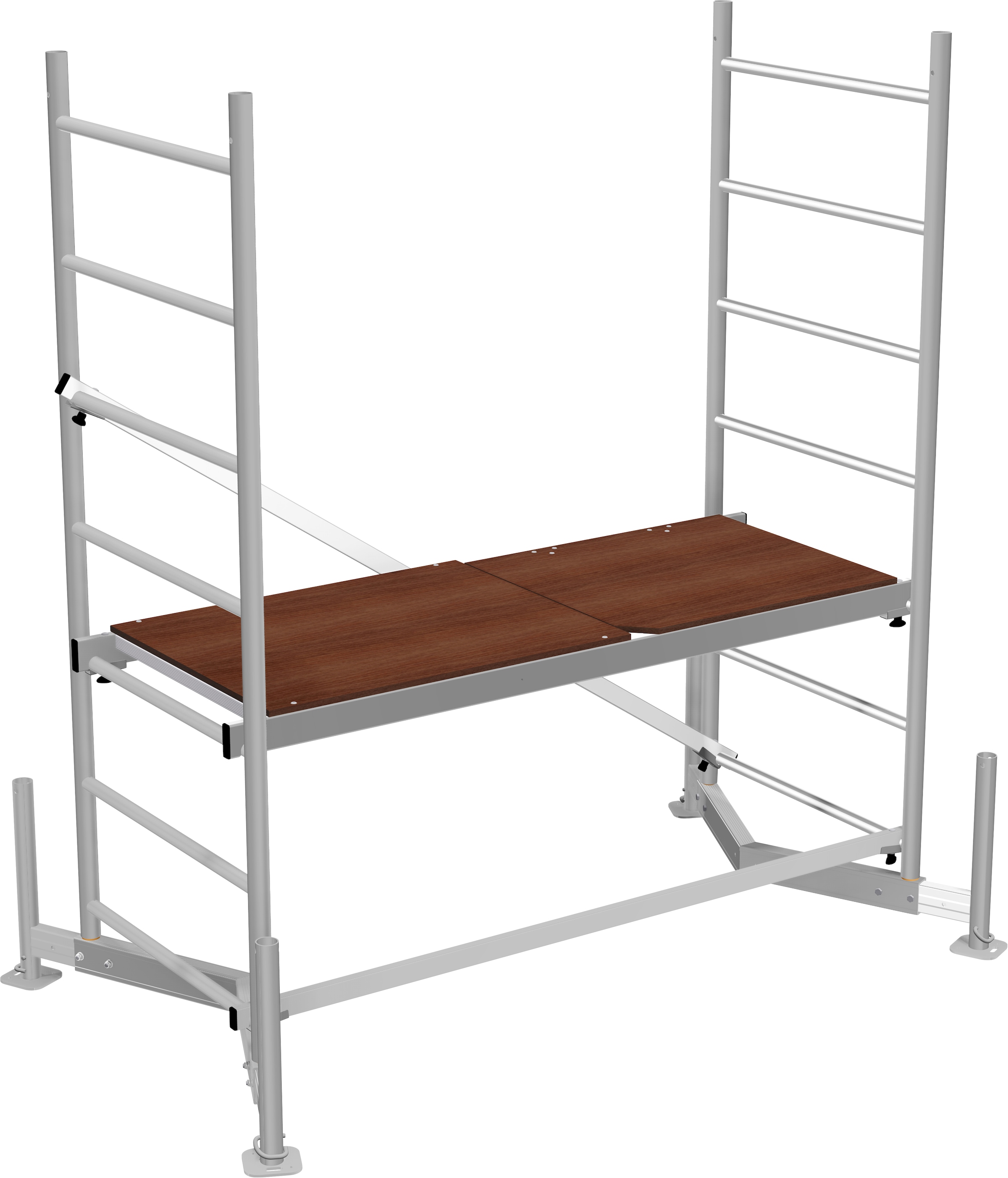 KRAUSE Arbeitsgerüst »ClimTec System«, Komplettgerüst, Arbeitshöhe: 7 Meter