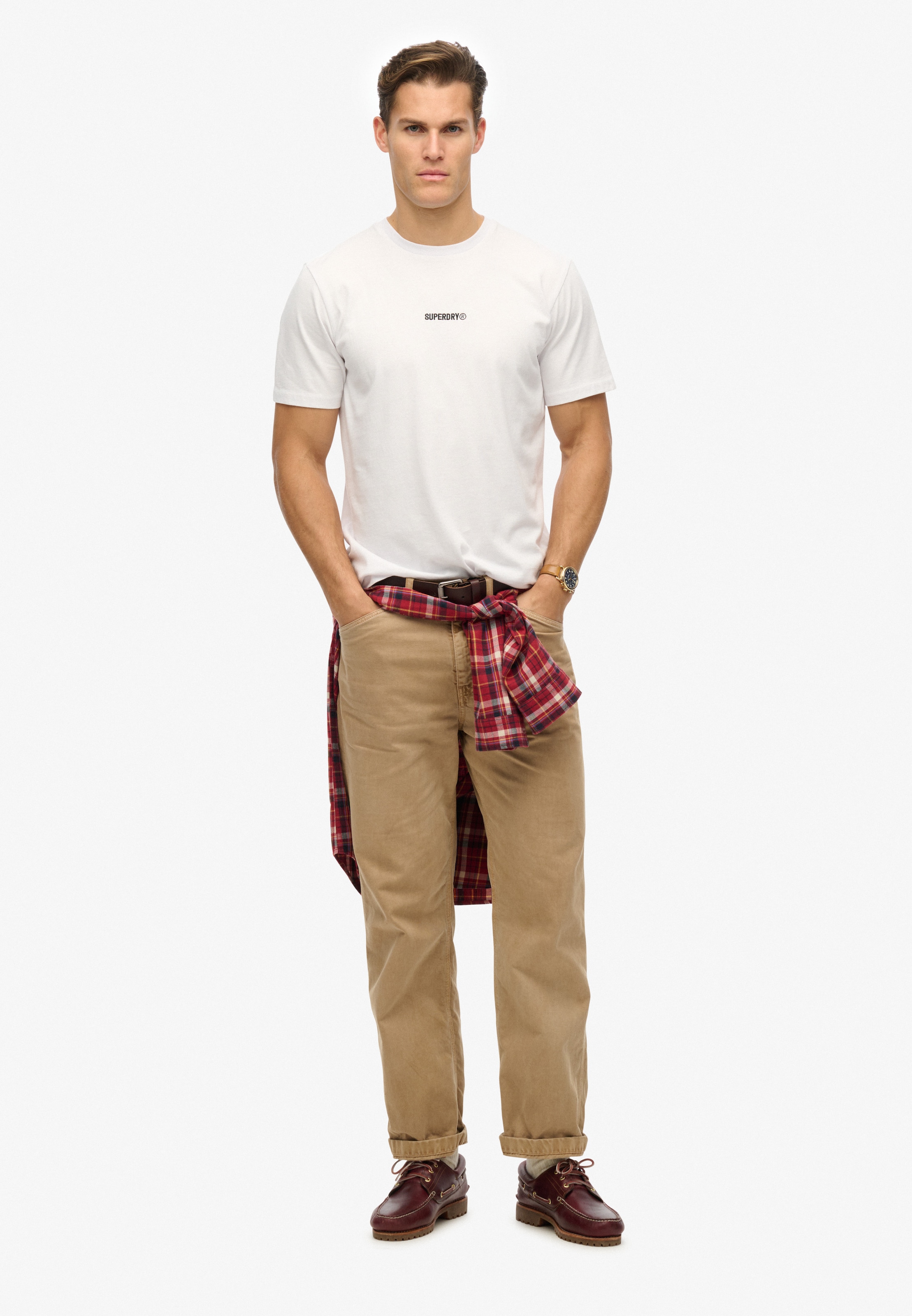 Superdry Rundhalsshirt »MICRO LOGO T SHIRT«