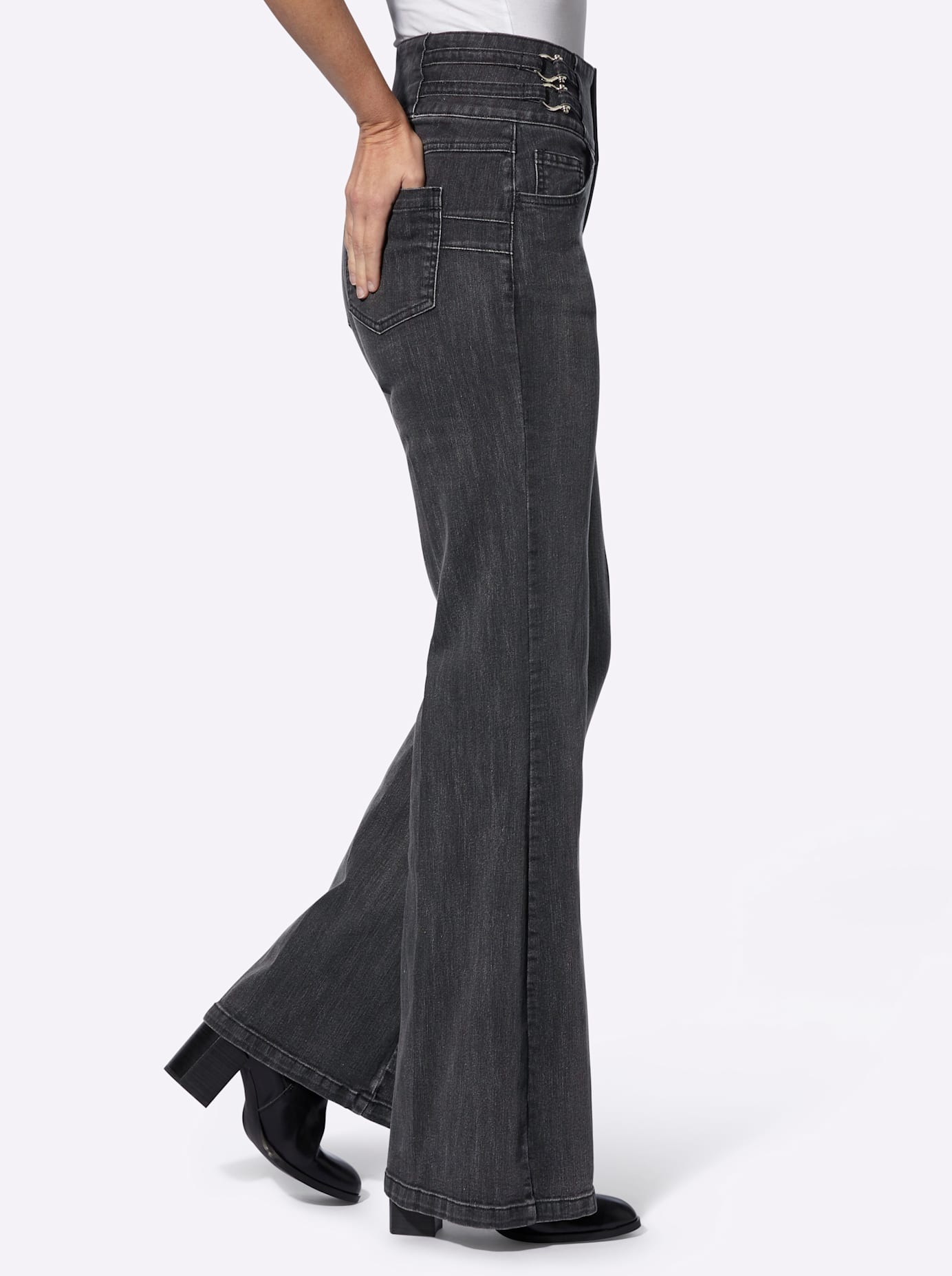 heine Bootcut-Jeans, (1 tlg.)