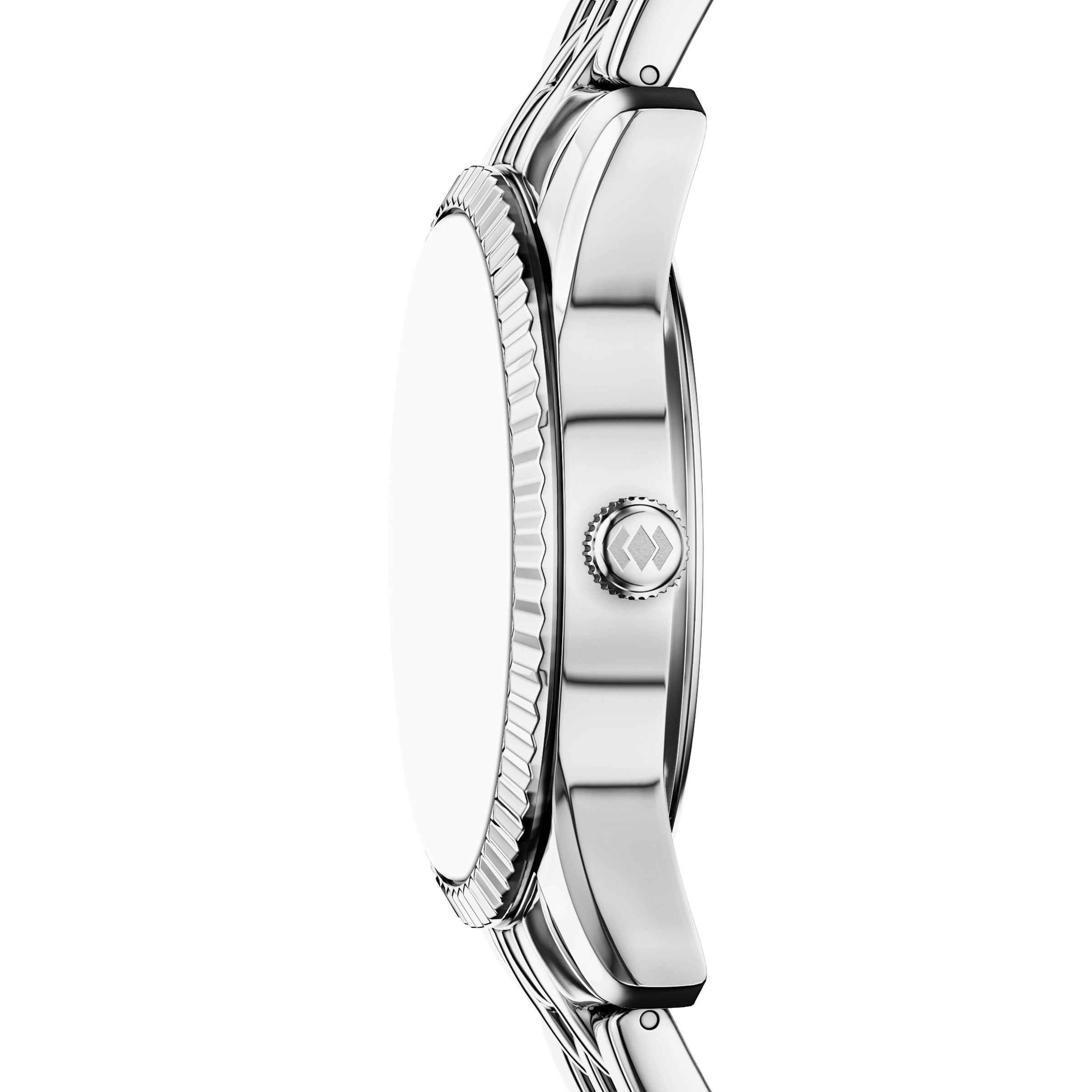 Fossil Quarzuhr »Scarlette« Armbanduhr, Damenuhr, Edelstahlarmband, analog, Tag, Wochentag
