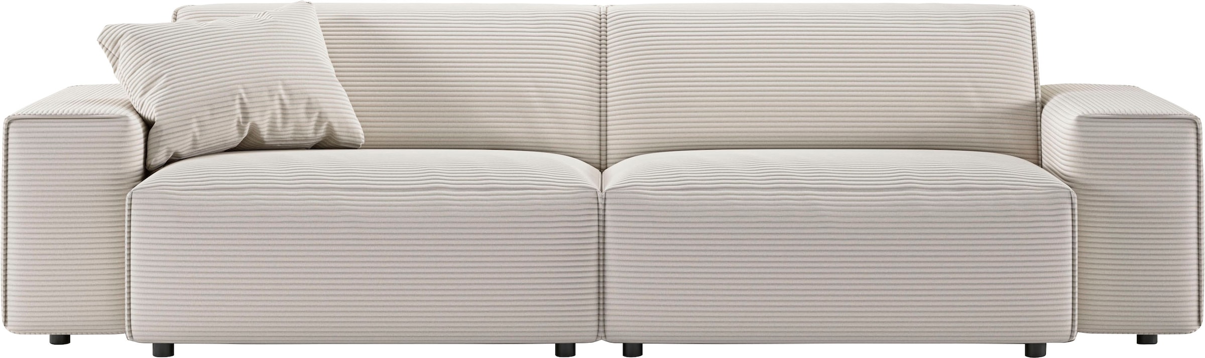 andas Big-Sofa »Glimminge  auch in Breitcord, Feincord + Easy care-Bezug,«, besondere Kedernähte Zierkissen