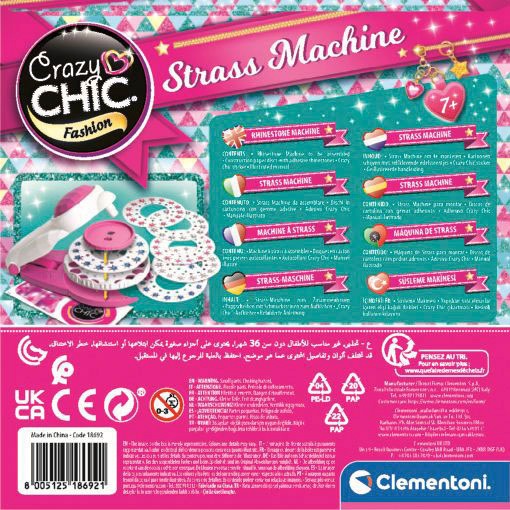 Clementoni® Kreativset »Crazy Chic, Strass-Maschine«, FSC® - schützt Wald - weltweit