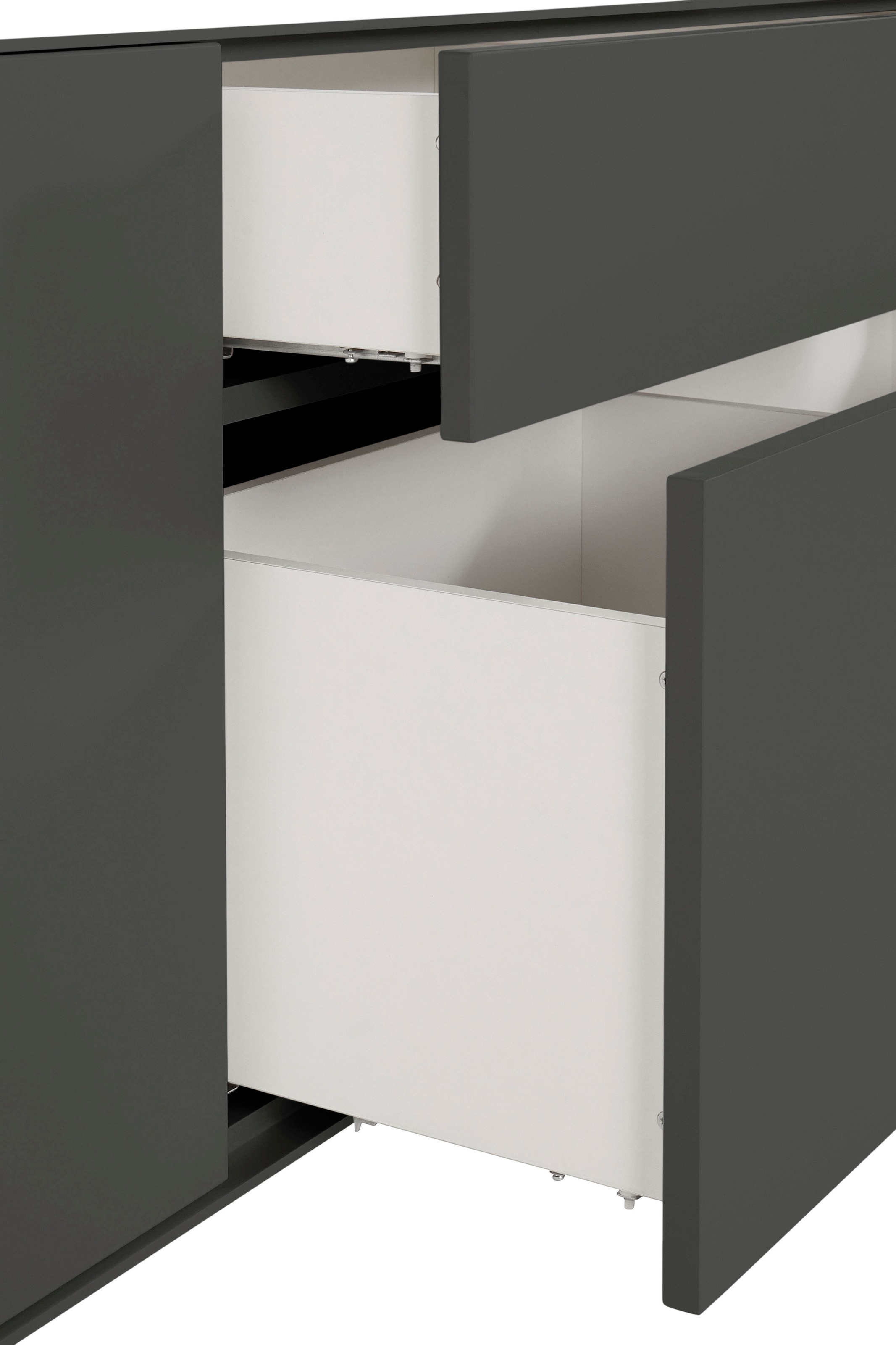 LeGer Home by Lena Gercke Lowboard »Essentials«, Breite: 167 cm, MDF lackiert, Push-to-open-Funktion