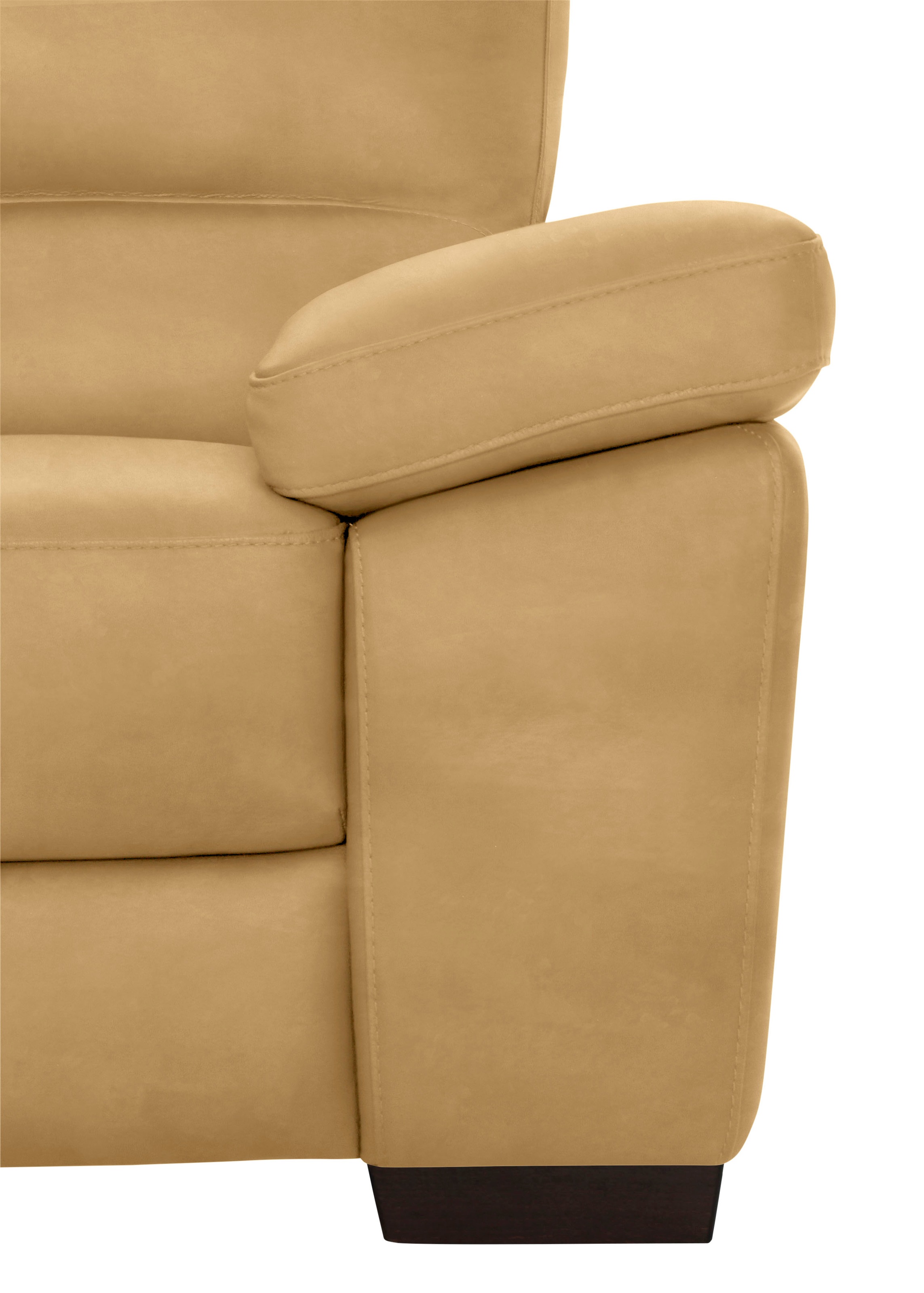 CALIA ITALIA 3-Sitzer »Gaia, Sofa im edlen Design und mit erstklassigem Sitzkomfort«, aus pflegeleichtem Luxus-Microfaser Ginevra Hydro Care