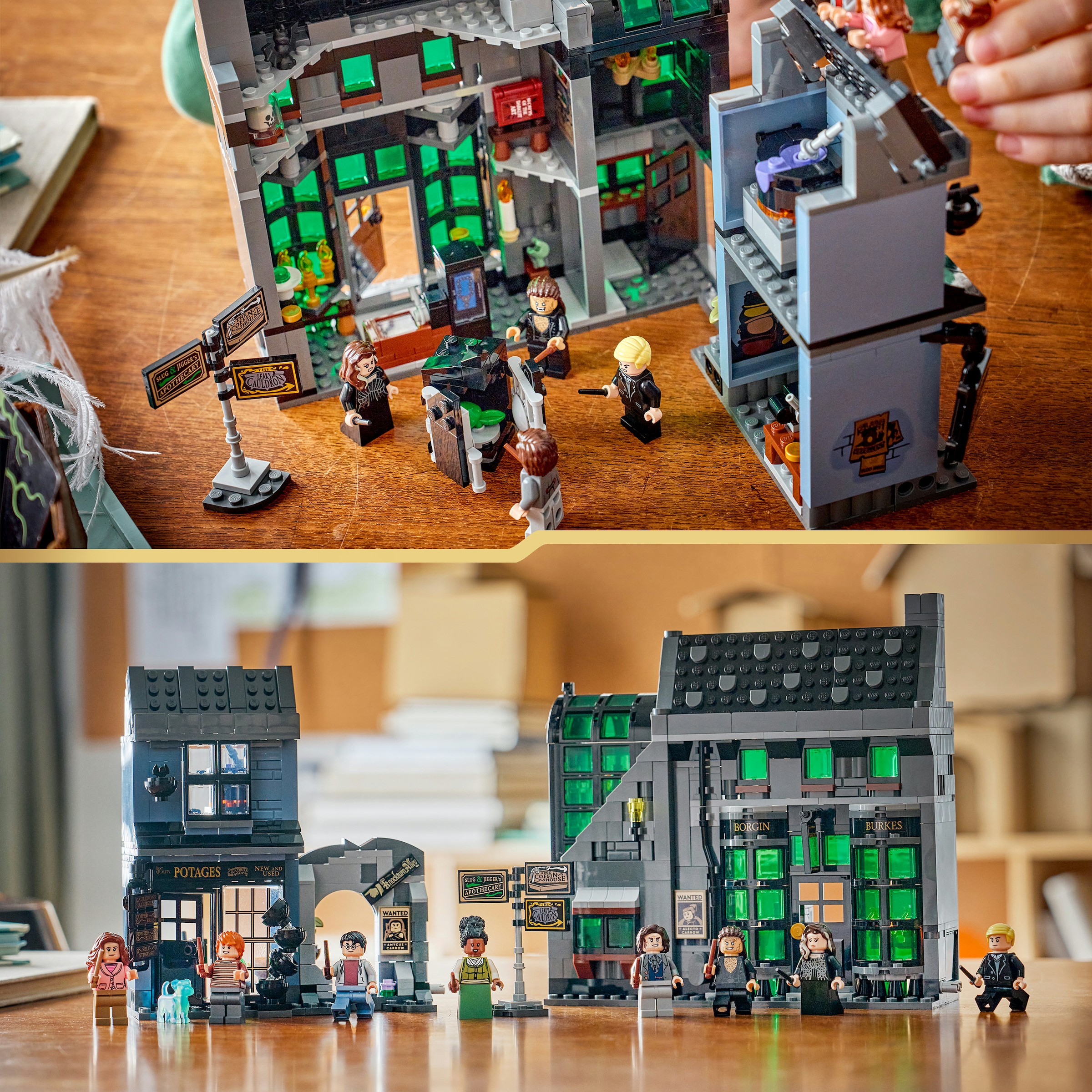 LEGO® Konstruktionsspielsteine »Zaubererläden in der Winkelgasse (76471), LEGO Harry Potter« Made in Europe