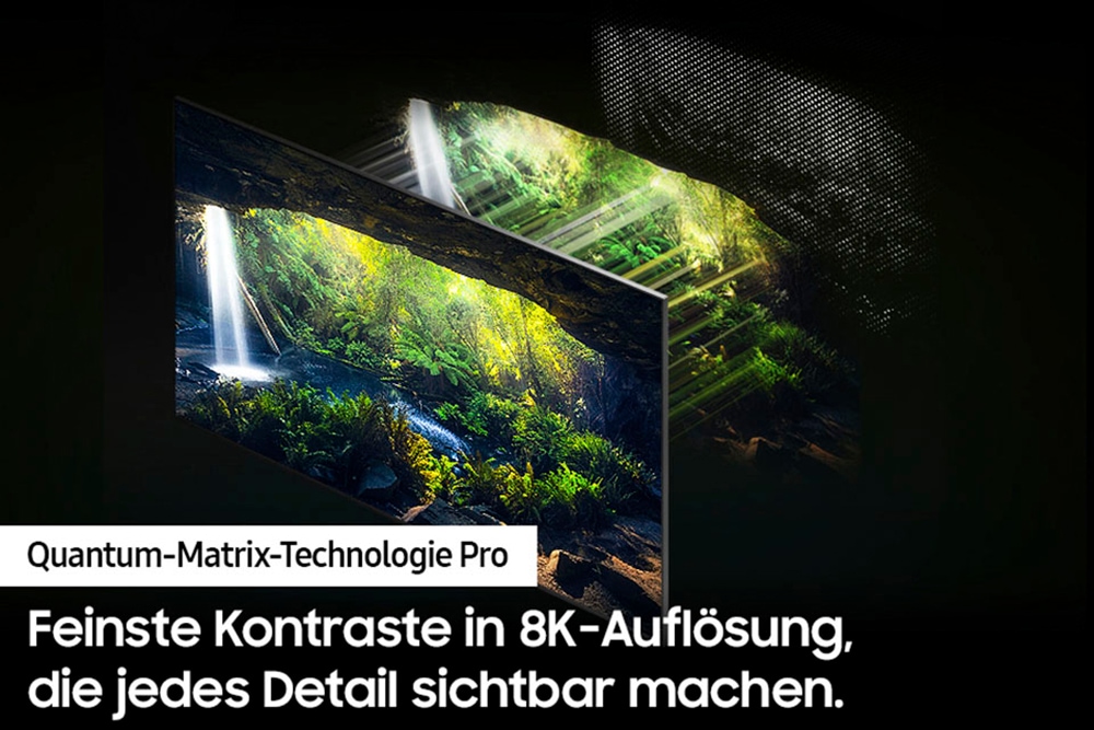 Samsung QLED Mini LED-Fernseher »GQ65QN800DT«, 8K Ultra HD, Smart-TV, Neural Quantum 8K AI Gen2 Prozessor, bis zu 165Hz, AI Upscaling, KI TV