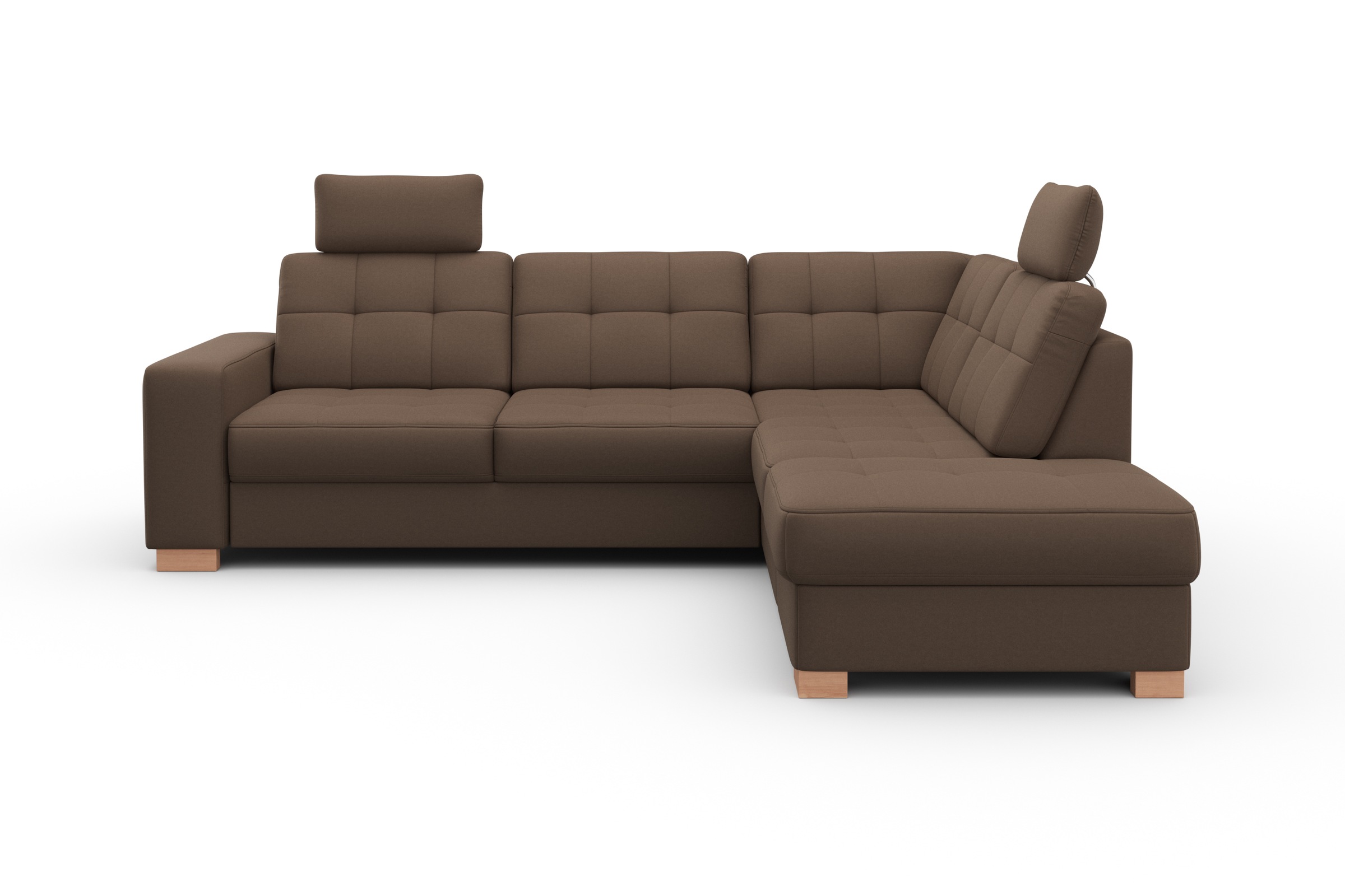 sit&more Ecksofa »Quincy L-Form«, wahlweise mit Bettfunktion und Bettkasten