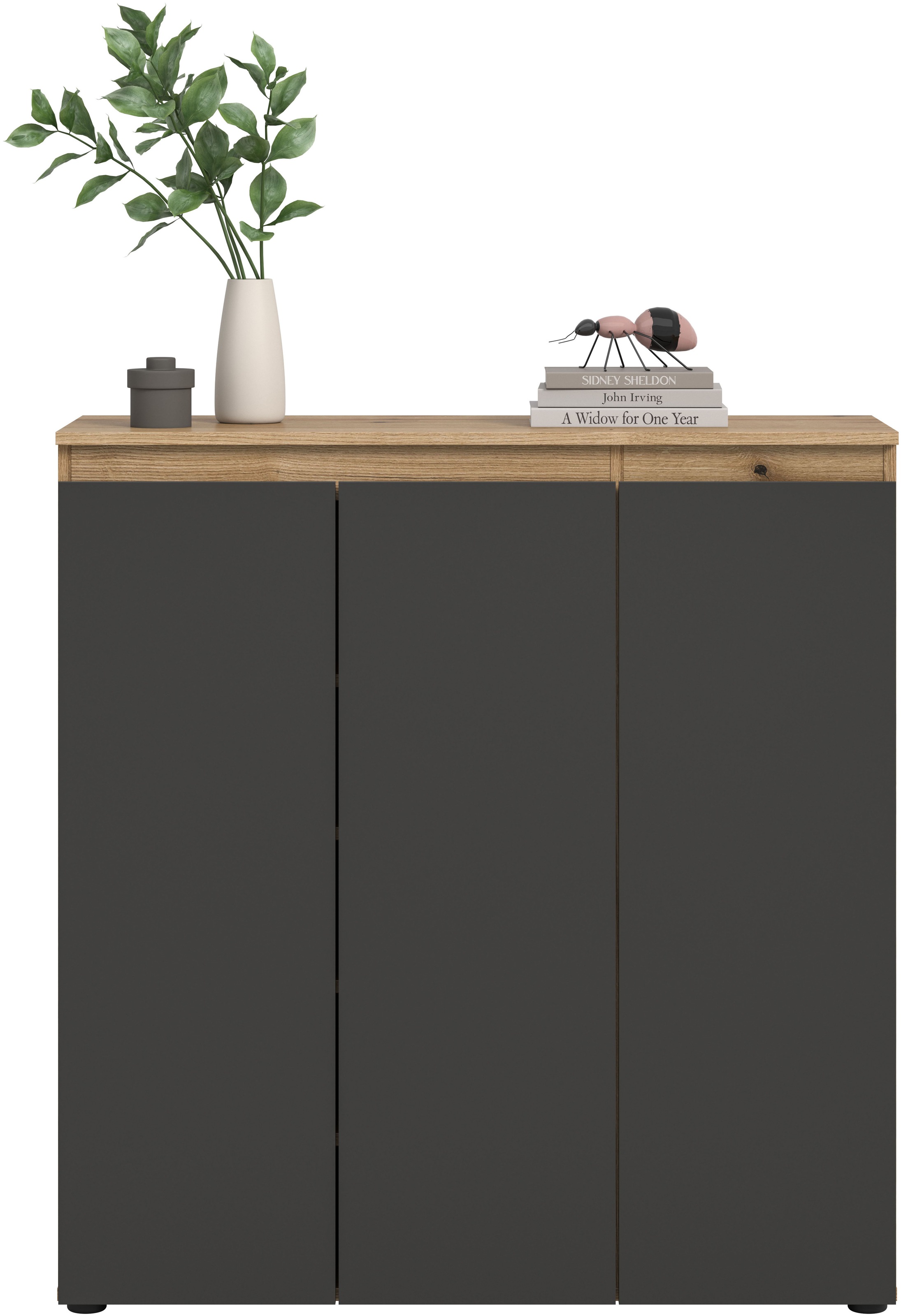 Home affaire Mehrzweckschrank »CIPELA, 105x111 cm, viel Stauraum, variable Einlegeböden, universal« in vielen verschiedenen Trendfarben verfügbar, 1 Stk. tlg. Schuhschrank, Kleiderschrank, Universalschrank, Aktenschrank, Schrank