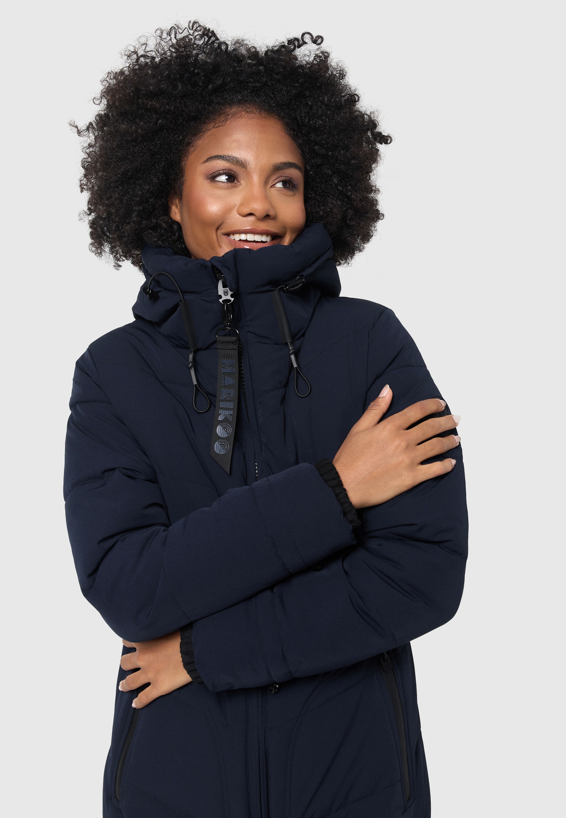 Marikoo Winterjacke »Marikoo Benikoo Damen lange Winterjacke B949«