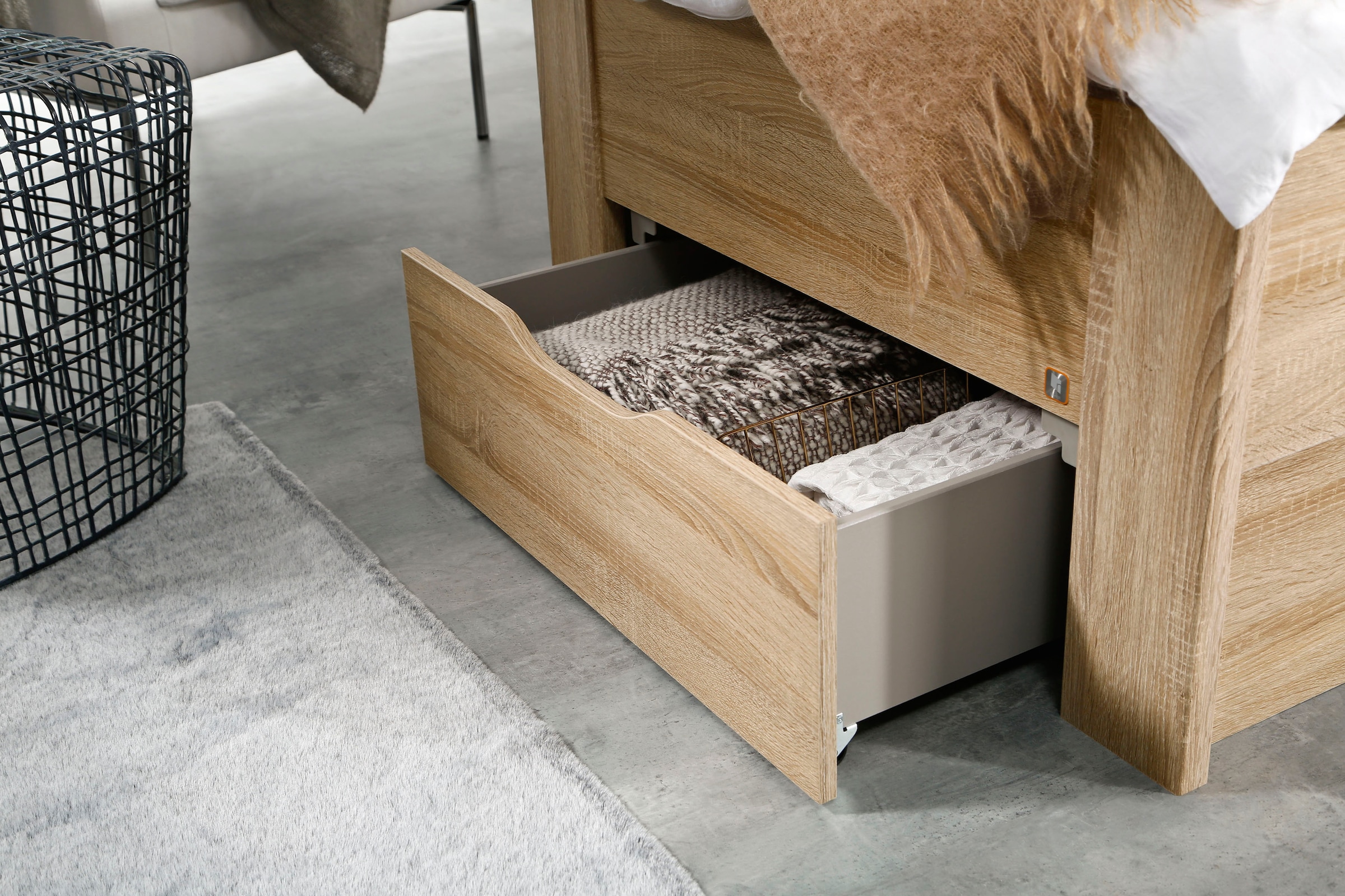 rauch Stauraumbett »Aditio« ohne Kopfteil, inklusive Schubkästen