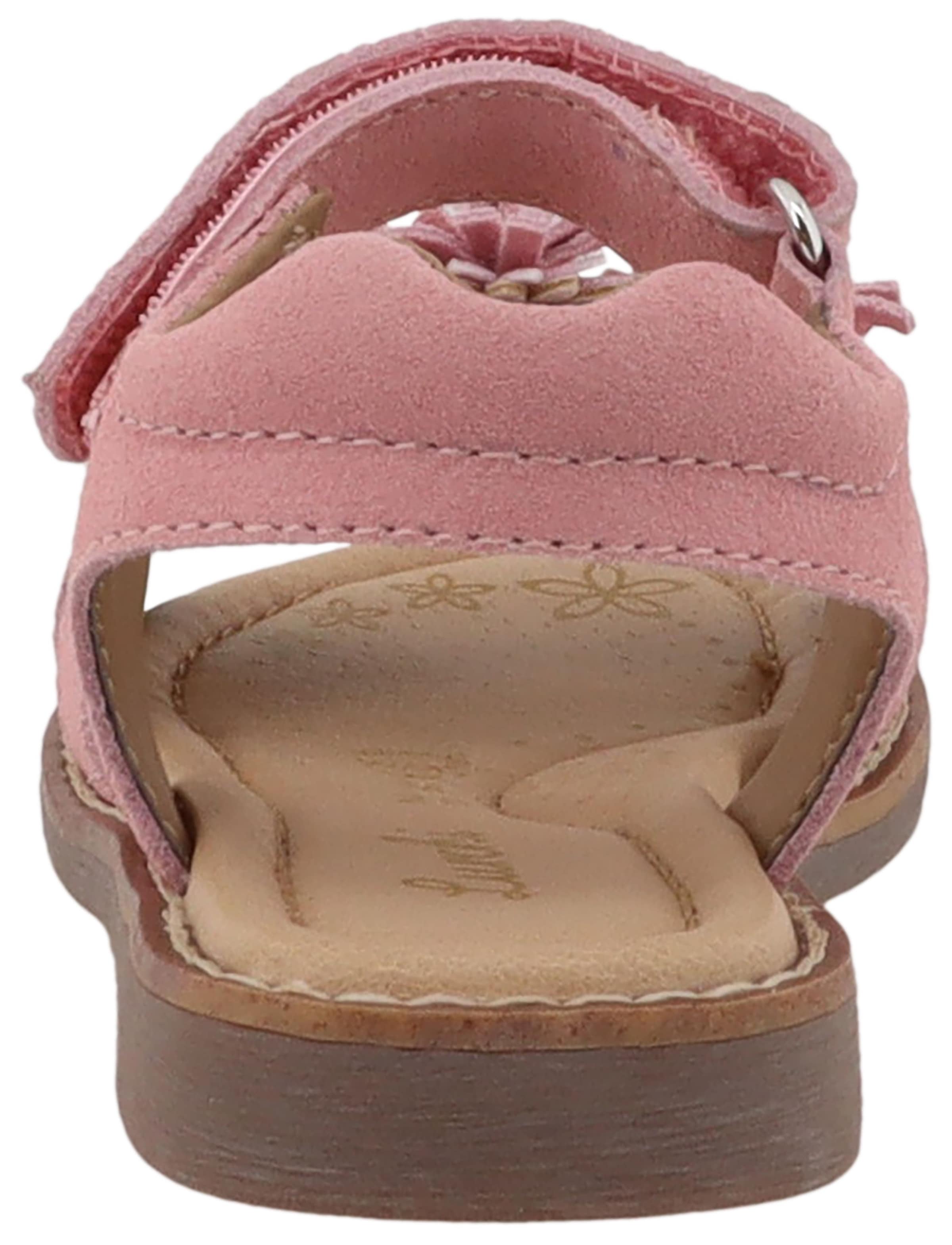 Lurchi Sandale »Loona«  Klettschuh mit Blütenapplikation, Größenschablone zum Download