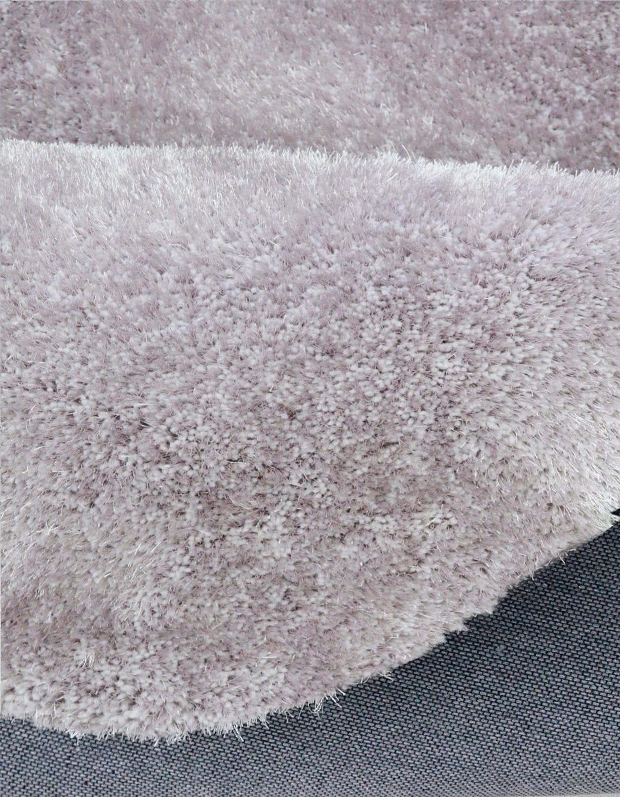 Bruno Banani Hochflor-Bettumrandung »Dana Teppich, Kundenliebling«, (3 tlg.), unifarben, Mikrofaser, pflegeleicht, Bettvorleger, Schlafzimmer