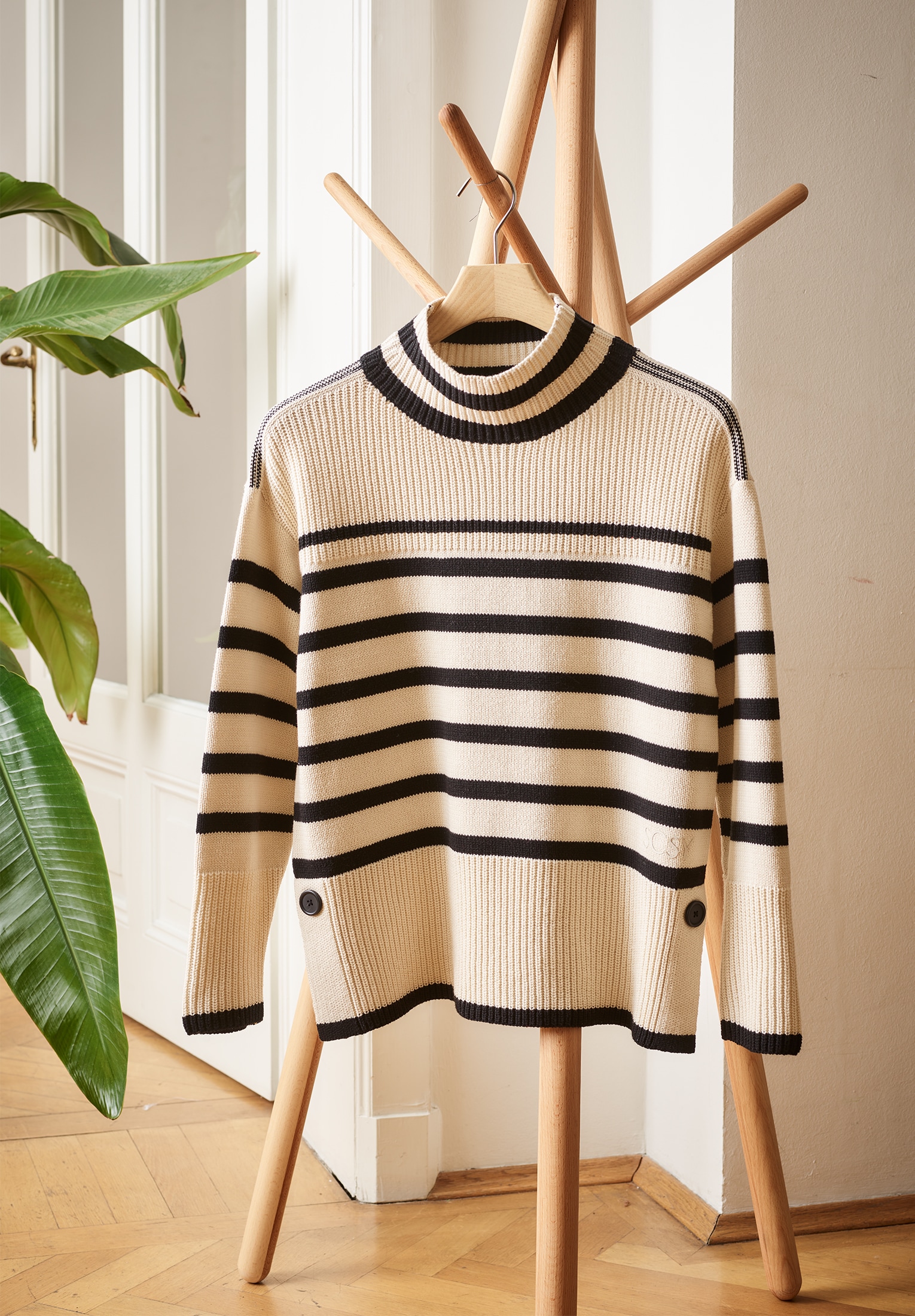 Betty Barclay Rundhalspullover »Grobstrick-Pullover mit Streifen«