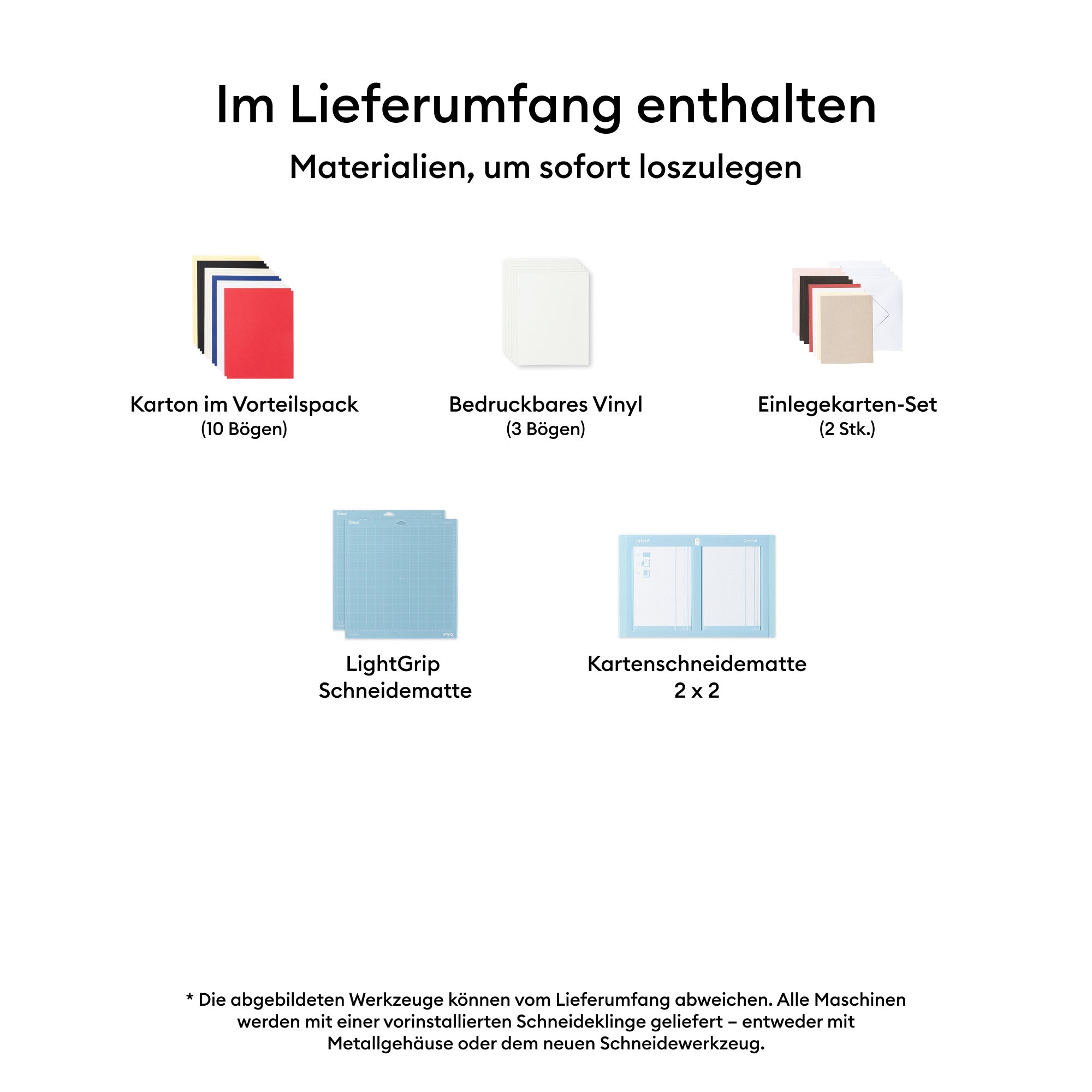 Cricut Schneideplotter »Explore™ 5 + Essential-Bundle«