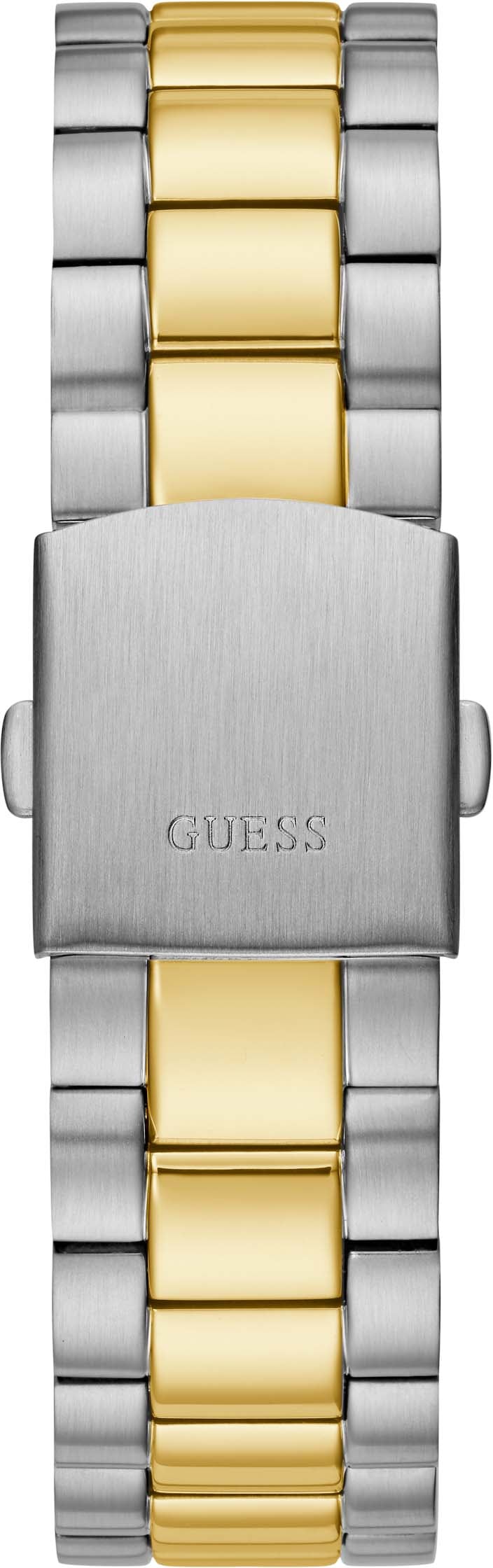 Guess Quarzuhr »GW0265G8«, Armbanduhr, Herrenuhr, Datum, analog, Edelstahlarmband