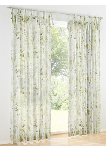 Kutti Vorhang »Jungle Schal«, (1 St.), Gardine, halbtransparent, bedruckt, Polyester kaufen