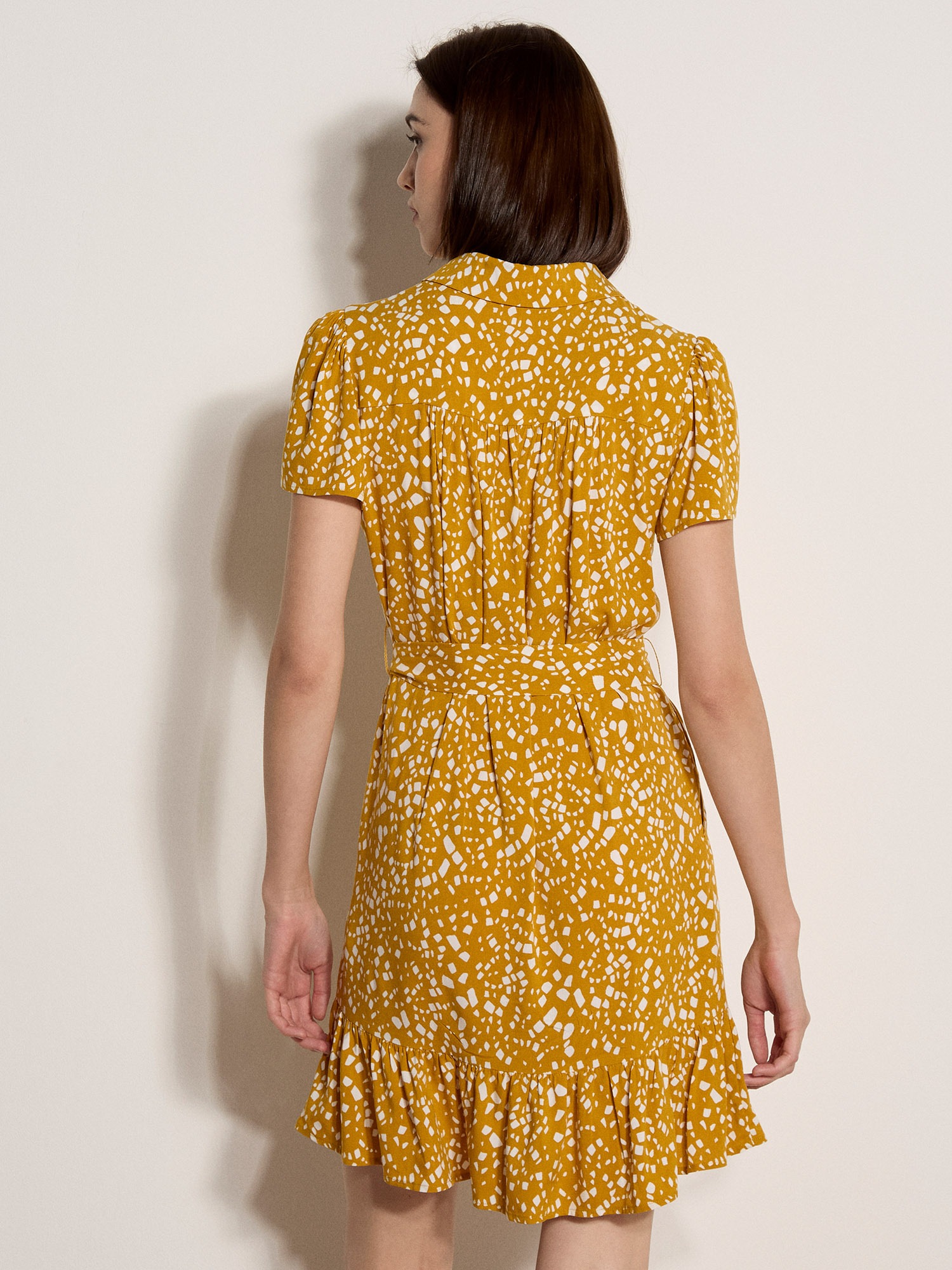 Apricot Minikleid »Minikleid« mit verstreuten Quadraten