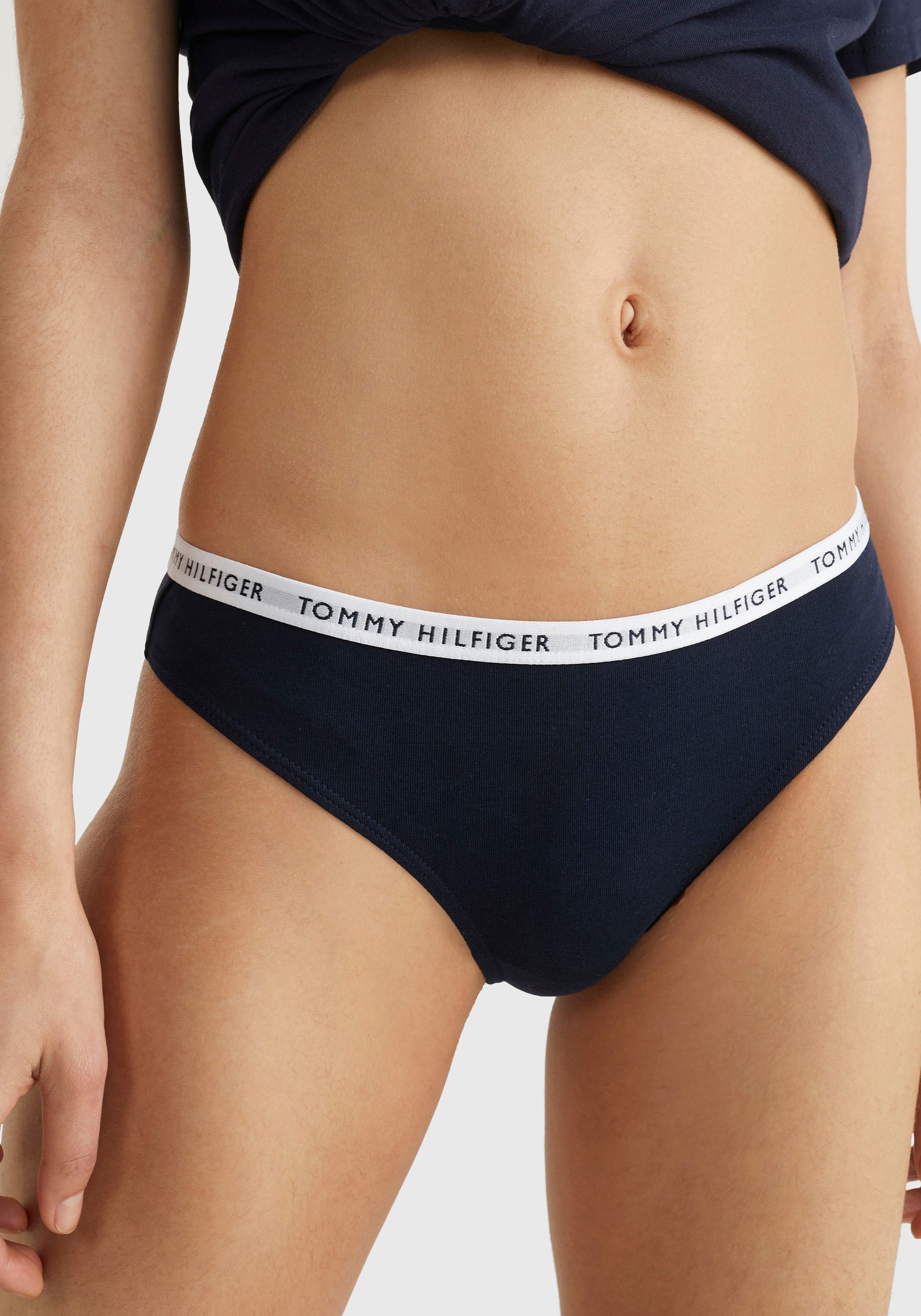 Tommy Hilfiger Underwear T-String, (3 St.), mit schmalem Logobündchen