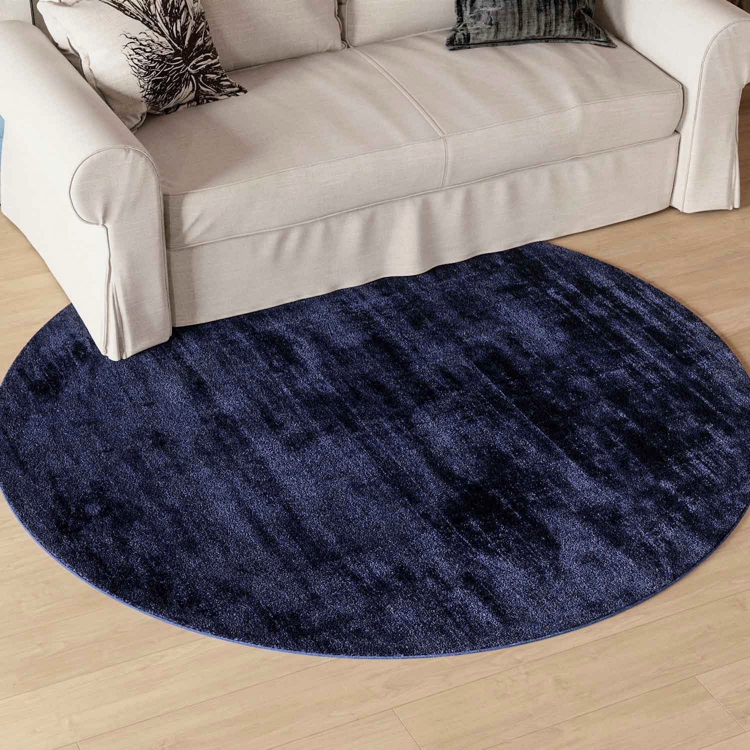morgenland Teppich »Designer Teppich Chester«, rund, 10 mm Höhe, Viskose