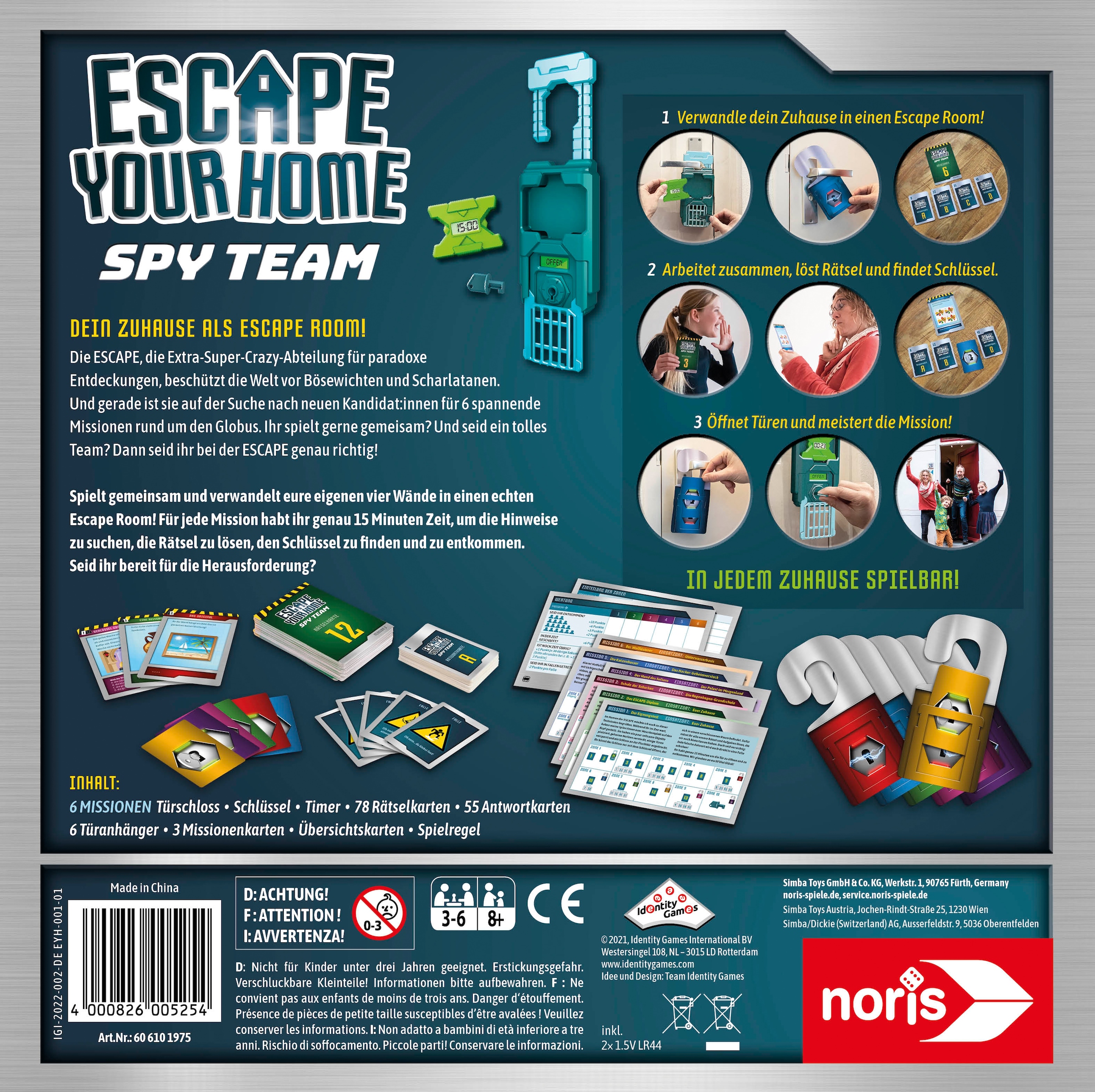Noris Spiel »Escape your Home«