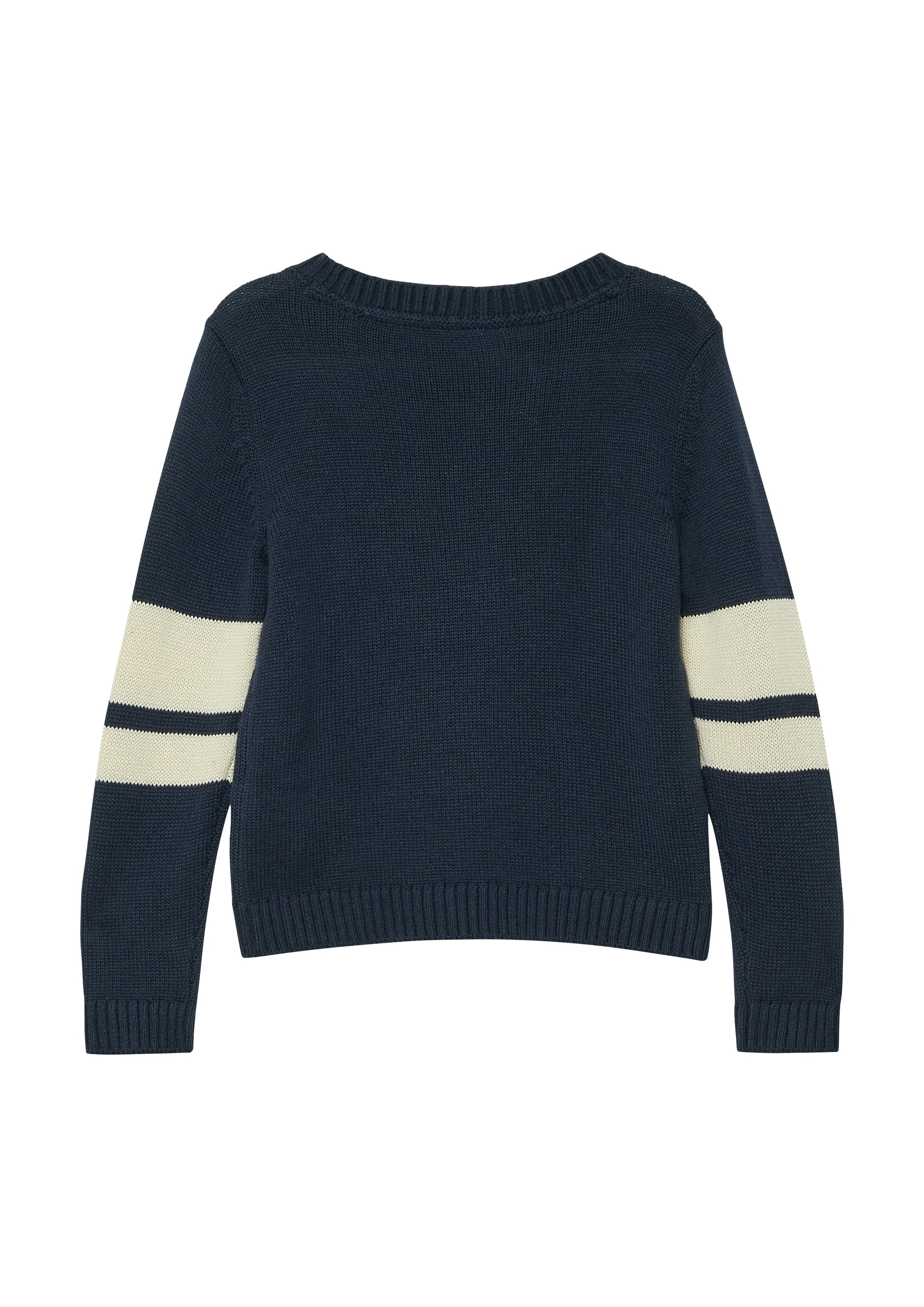 s.Oliver Junior Strickpullover mit Kontraststreifen und Plüsch-Intarsien, for boys