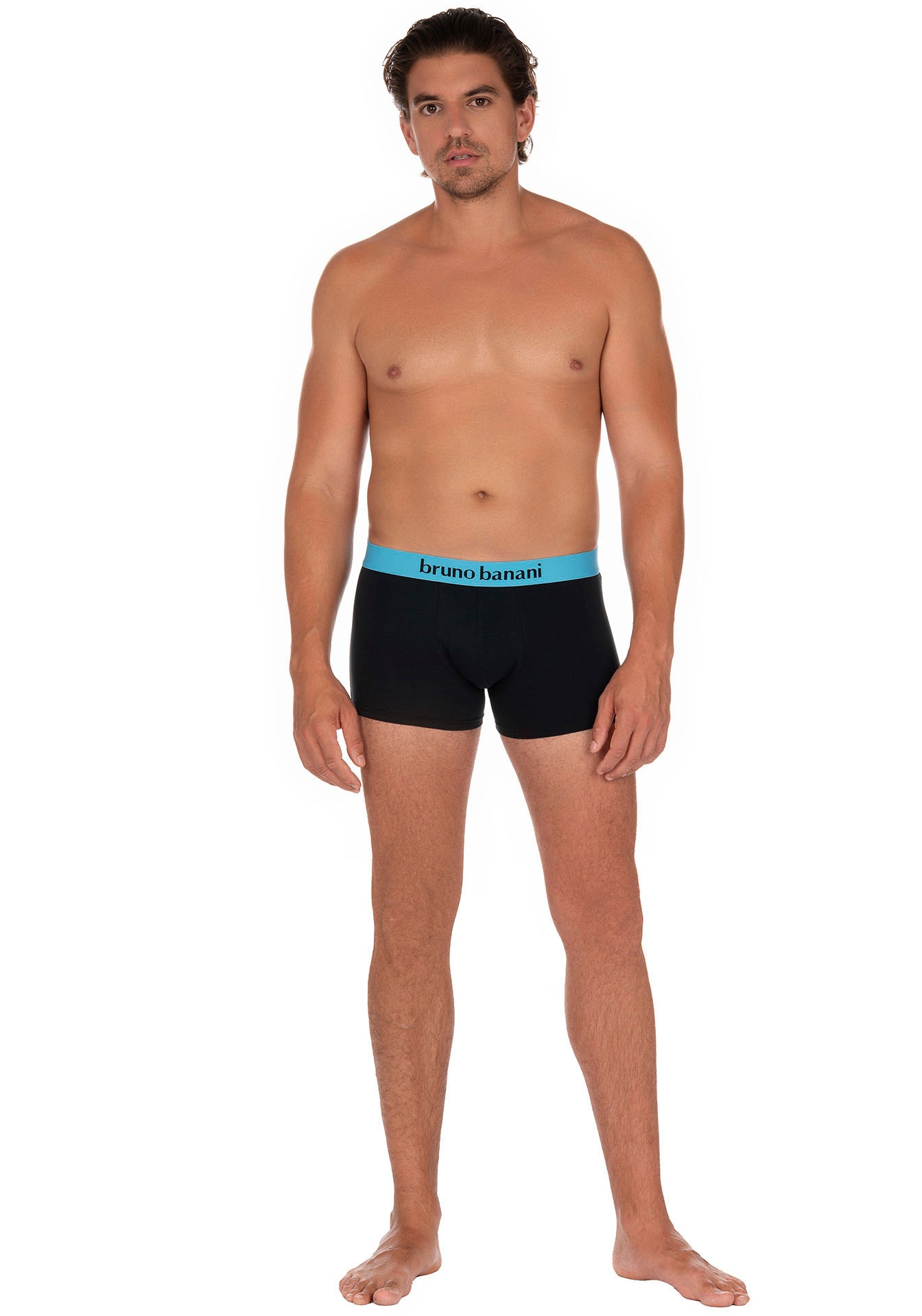 Bruno Banani Boxer, (2er Pack), mit kontrastreichem Logobund