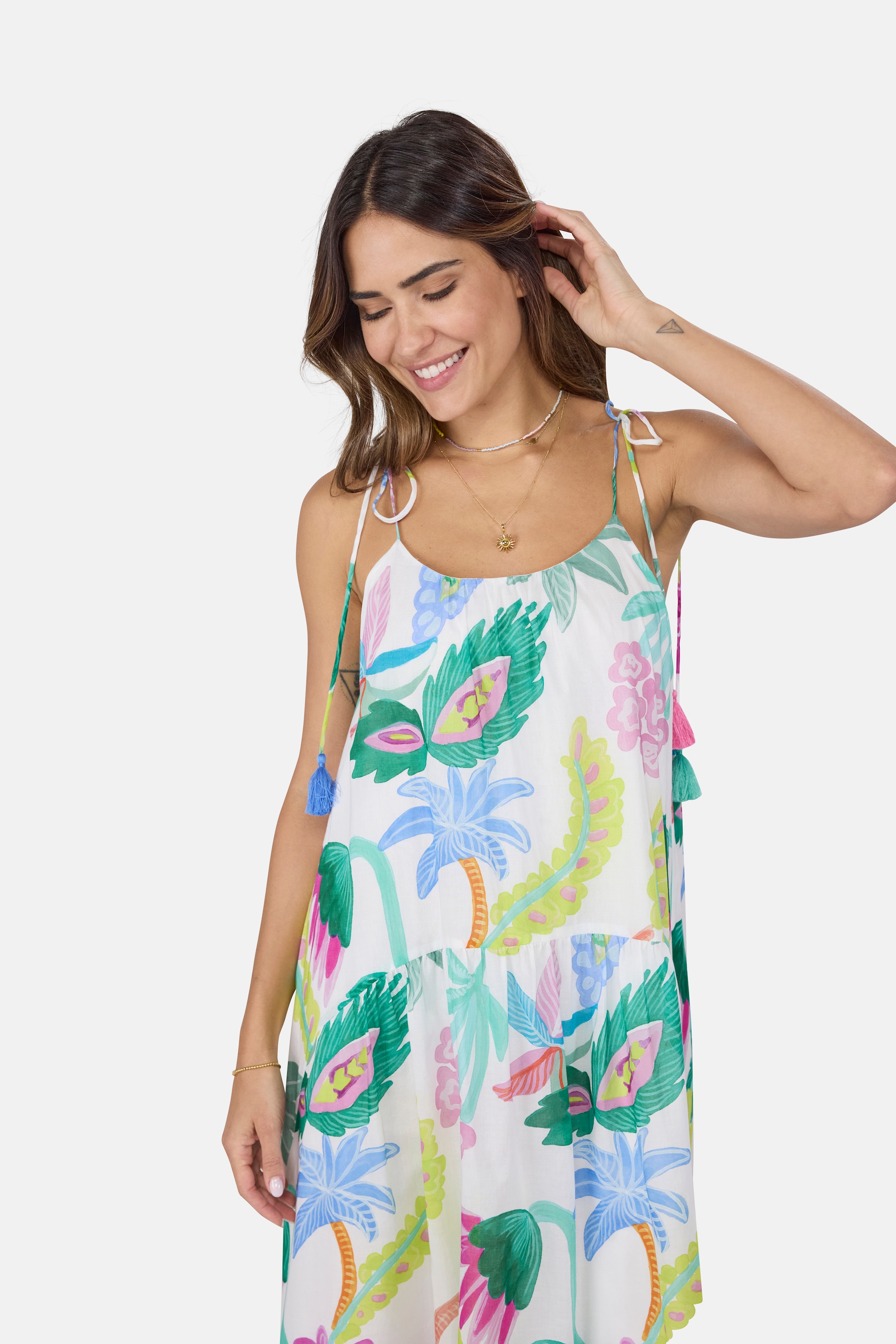Lieblingsstück Sommerkleid mit Tropicalprint