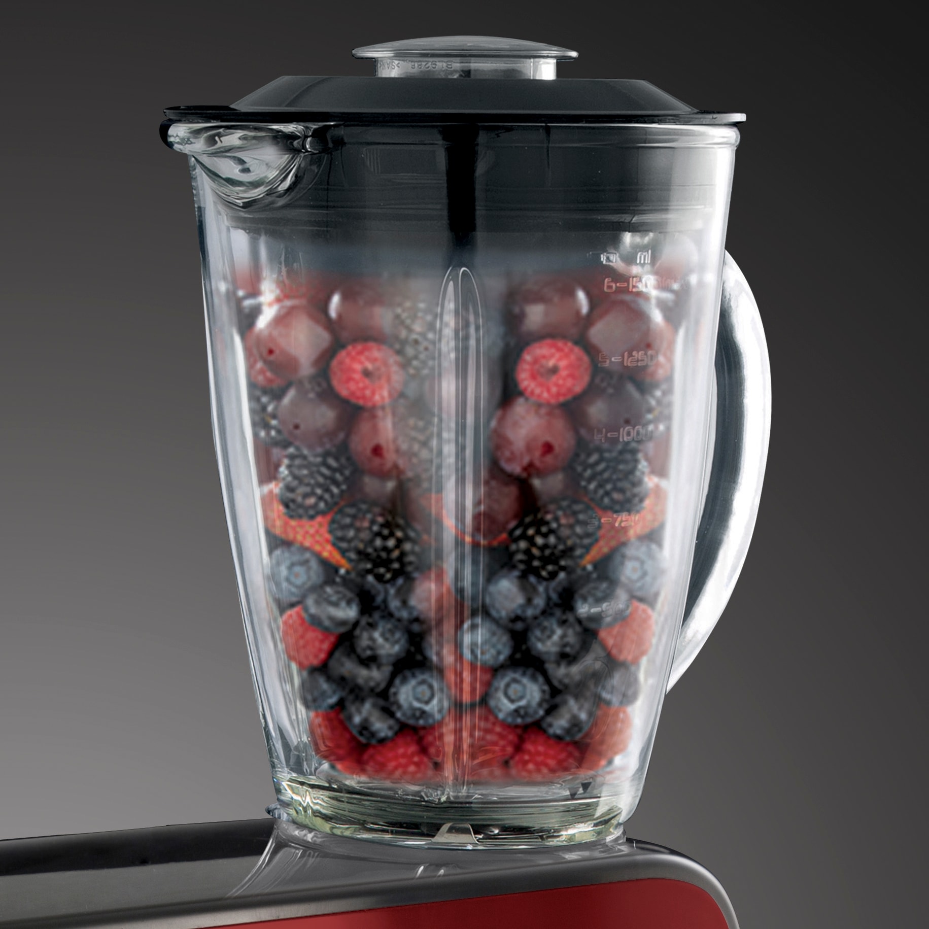 RUSSELL HOBBS Küchenmaschine »23480-56 Multi Desire Rot«, Knetmaschine, Standmixer/Zerkleinerer, 3 Rührwerkzeuge