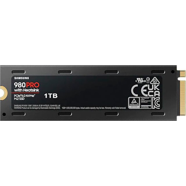 Samsung interne SSD »980 PRO Heatsink«, Anschluss M.2 PCIe 4.0, Playstation  5 kompatibel online bei UNIVERSAL