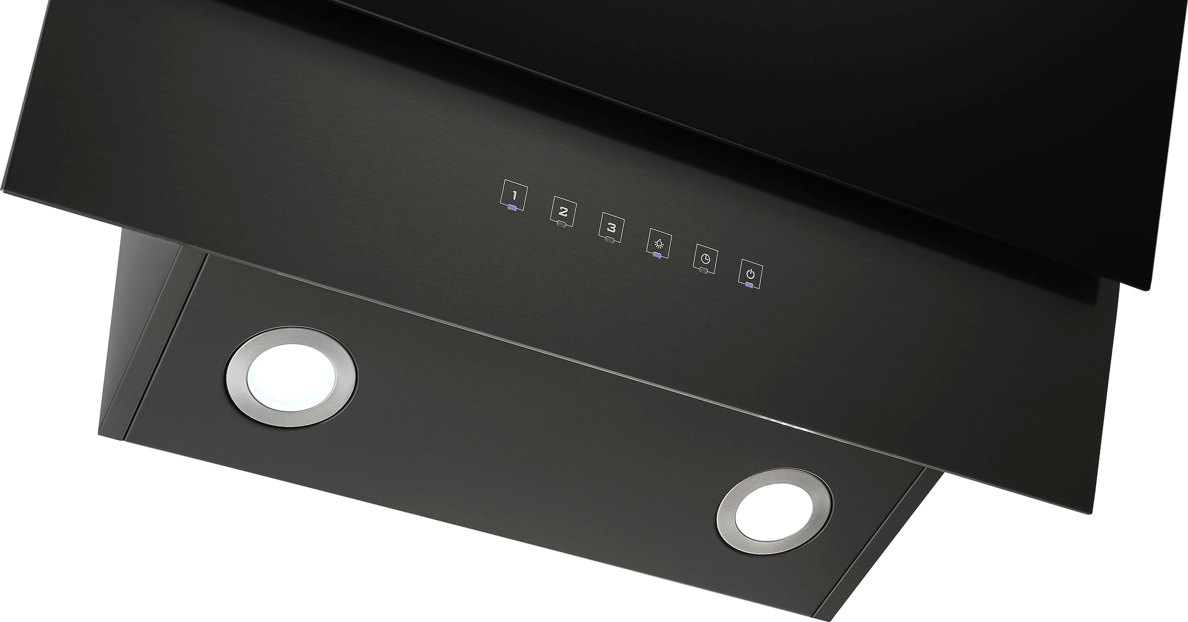 RESPEKTA Kopffreihaube »CH 66090 BSGA«, 90 cm, 3 Leistungsstufen, LED-Beleuchtung, Ab- und Umluftfähig