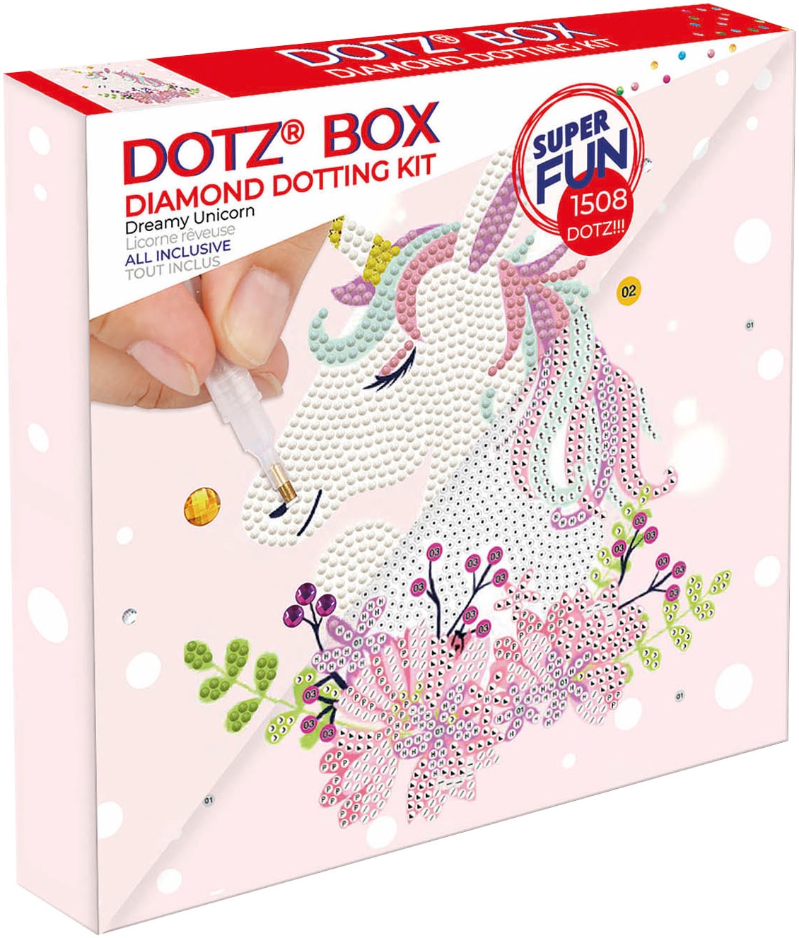 Diamond Dotz Kreativset »Diamond Painting Verträumtes Einhorn«